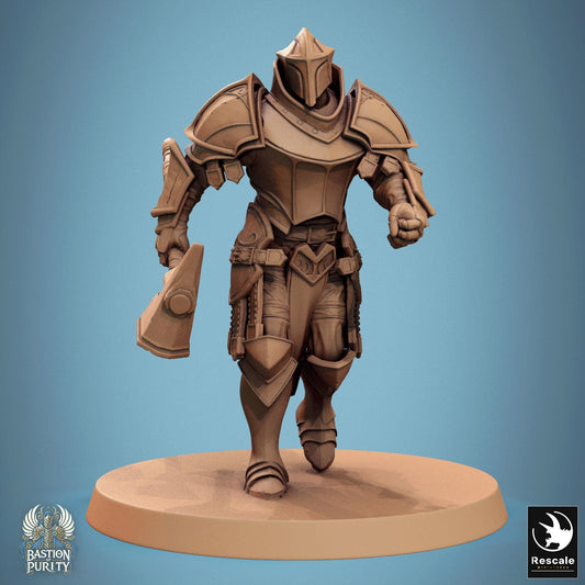 Bastion Infantry, Pack 2, Rescale Miniatures | Dungeons and Dragons | Pathfinder | Table Top RPG | 3D Printed Model