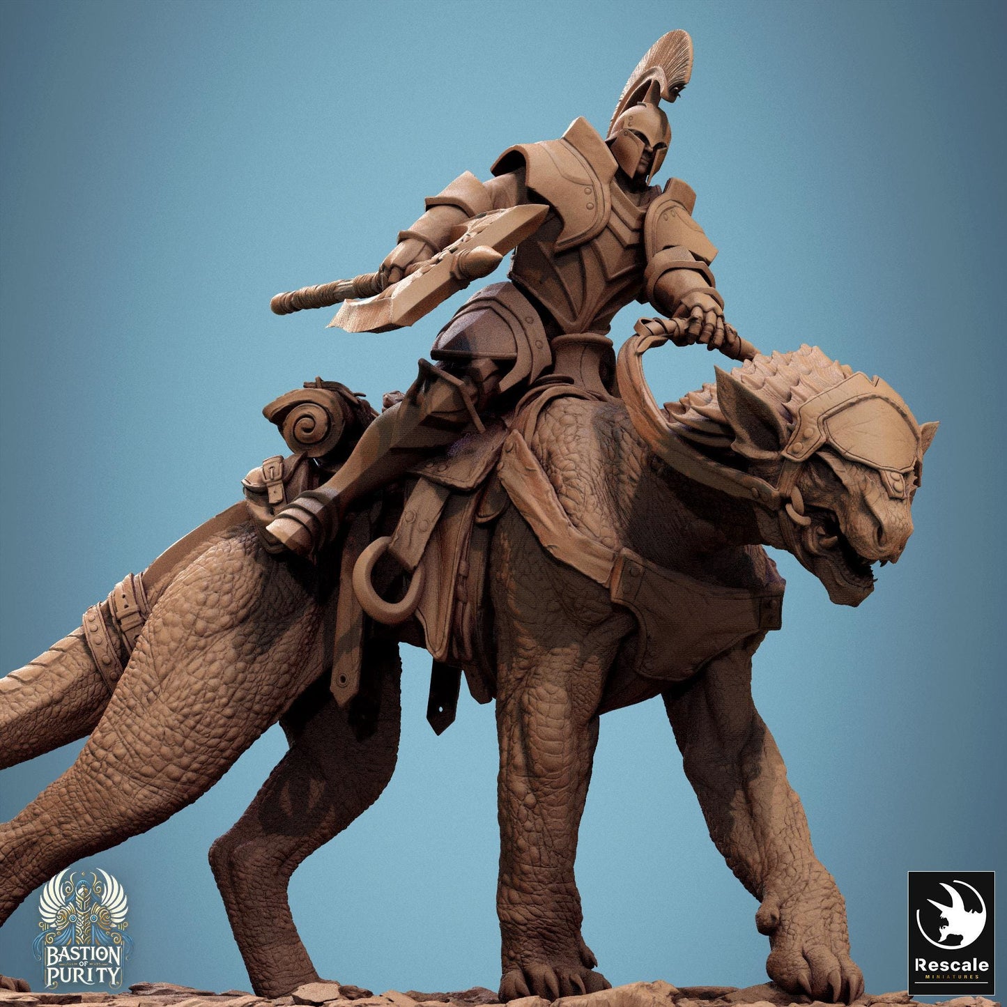 Panthera Riders, Pack 1, Rescale Miniatures | Dungeons and Dragons | Pathfinder | Table Top RPG | 3D Printed Model