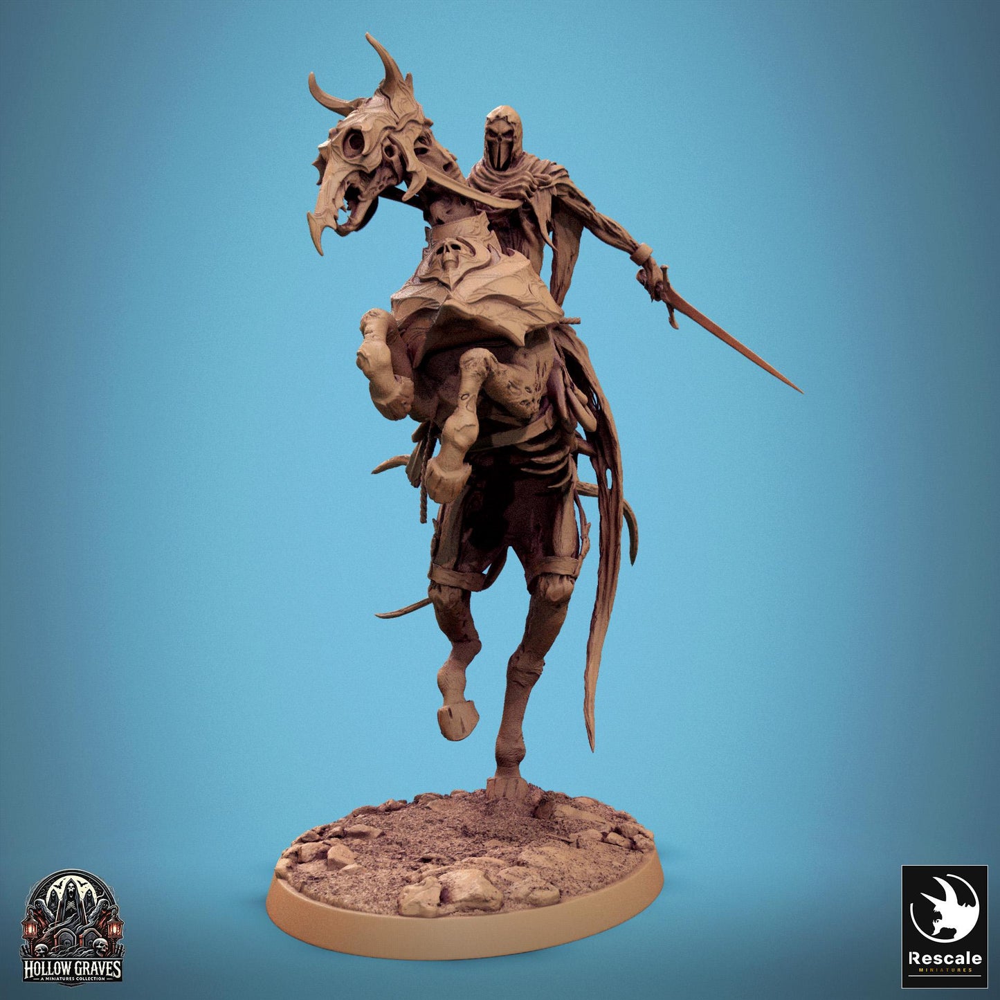 Doomstride Riders, Rescale Miniatures | Dungeons and Dragons | Pathfinder | Table Top RPG | 3D Printed Model