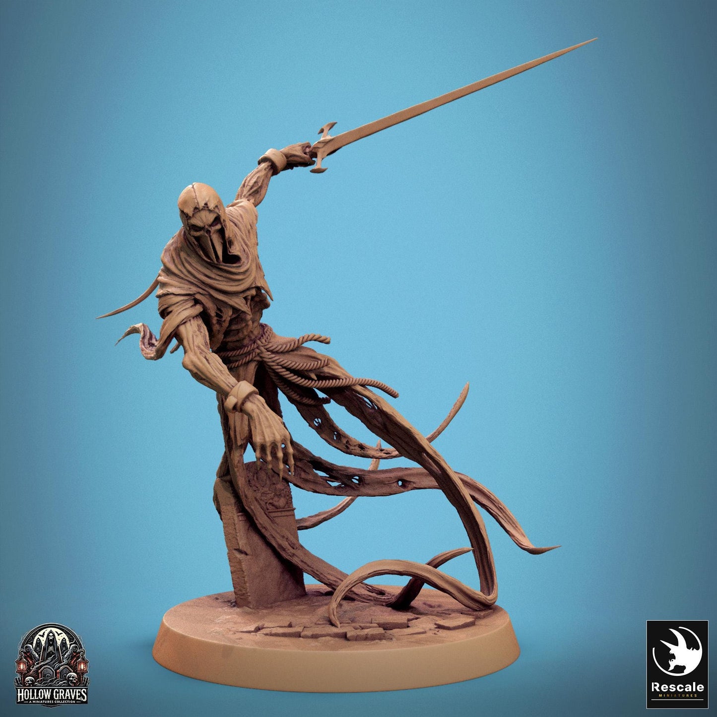 Masked Ghosts, Pack 1, Rescale Miniatures | Dungeons and Dragons | Pathfinder | Table Top RPG | 3D Printed Model