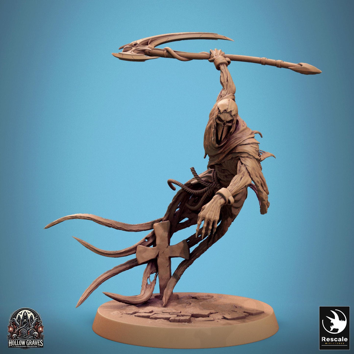 Masked Ghosts, Pack 1, Rescale Miniatures | Dungeons and Dragons | Pathfinder | Table Top RPG | 3D Printed Model