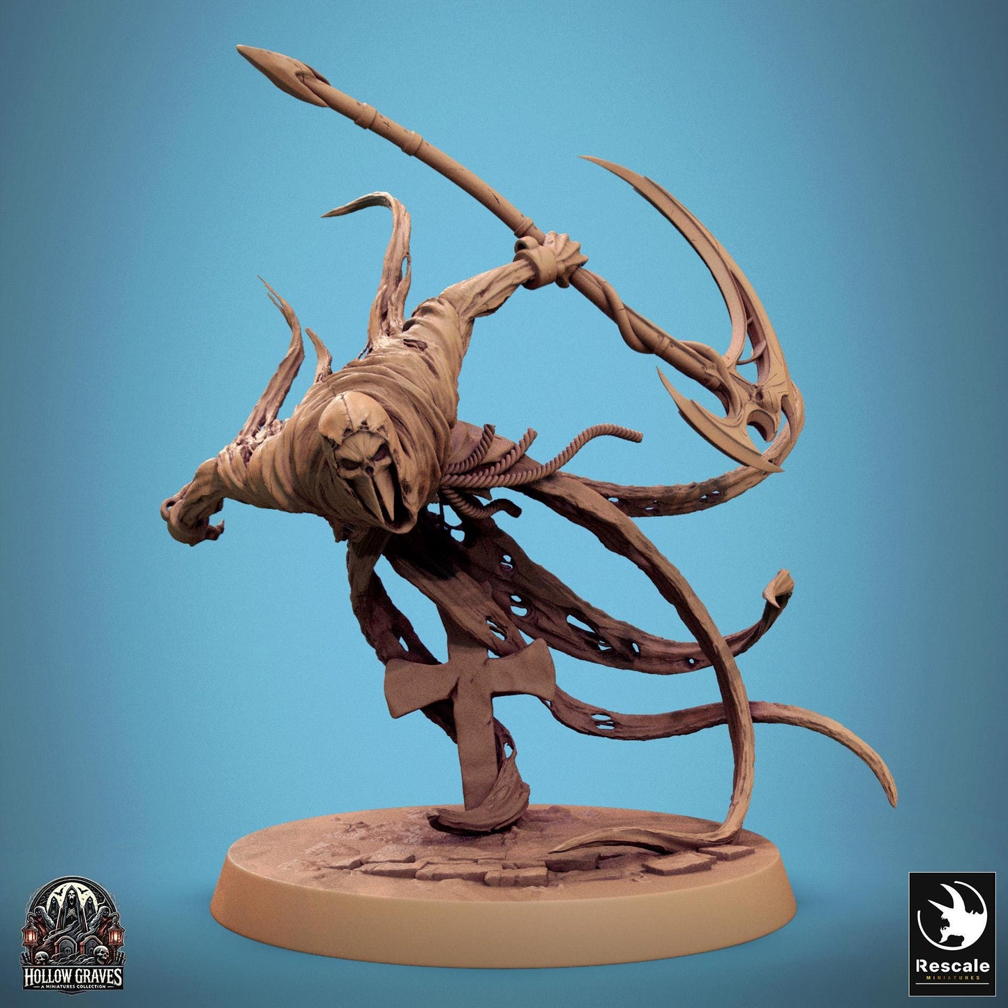 Masked Ghosts, Pack 1, Rescale Miniatures | Dungeons and Dragons | Pathfinder | Table Top RPG | 3D Printed Model