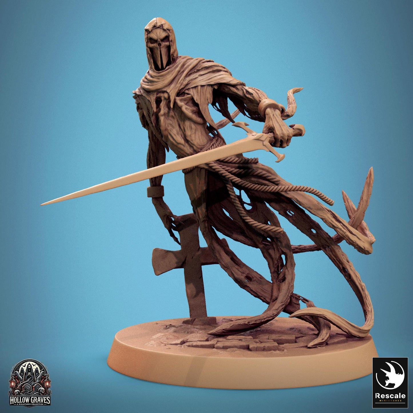 Masked Ghosts, Pack 3, Rescale Miniatures | Dungeons and Dragons | Pathfinder | Table Top RPG | 3D Printed Model