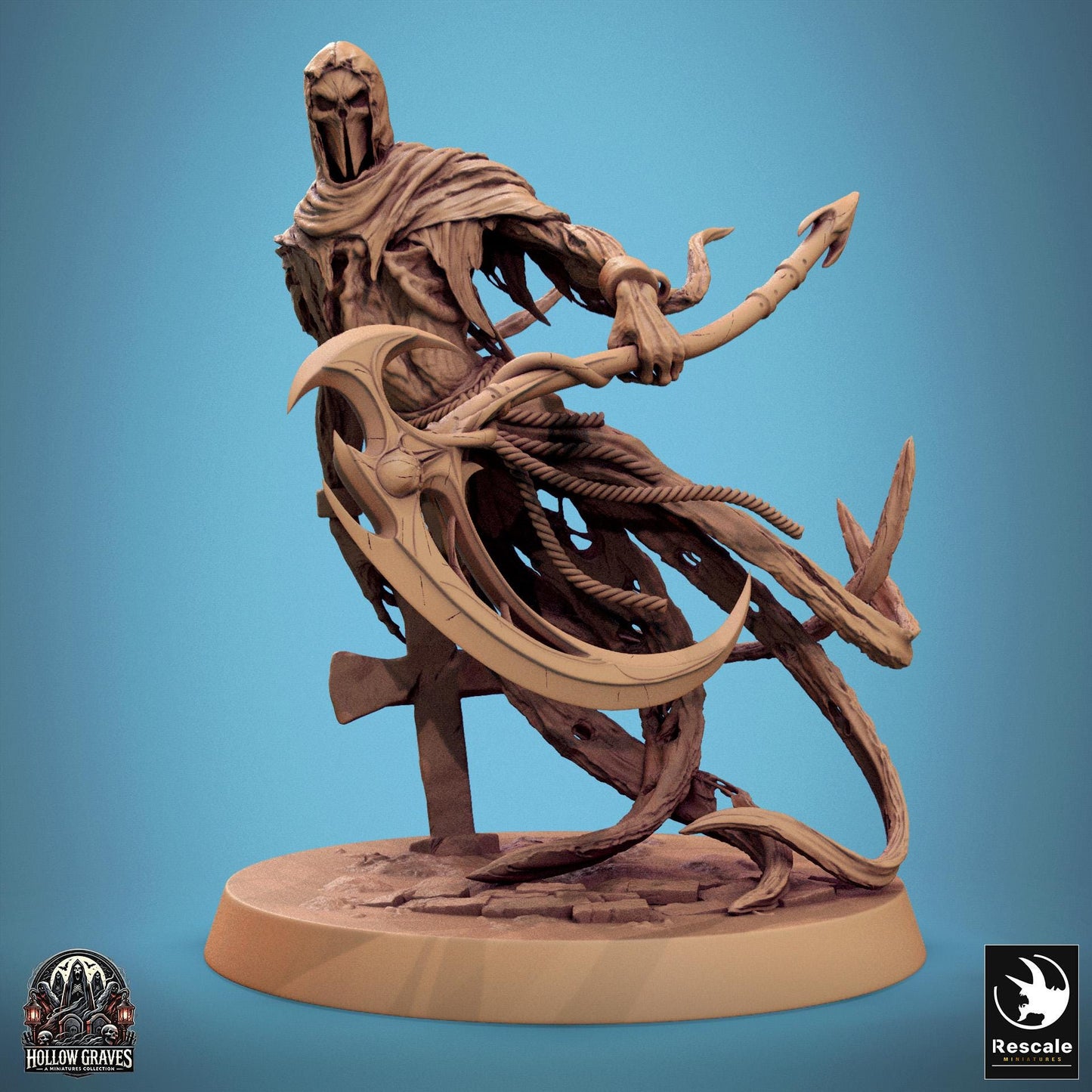 Masked Ghosts, Pack 3, Rescale Miniatures | Dungeons and Dragons | Pathfinder | Table Top RPG | 3D Printed Model