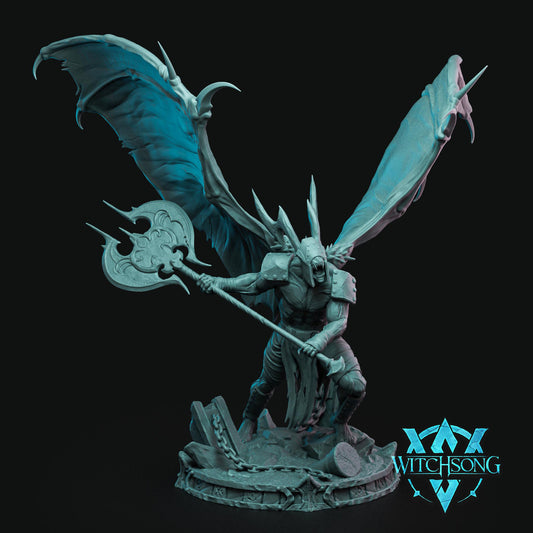 Lieutenant Bellath, Demon, Witchsong Miniatures | Dungeons and Dragons | Pathfinder | Table Top RPG | 3D Printed Model