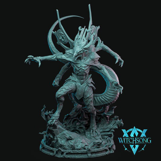Mek'herot, Demon, Witchsong Miniatures | Dungeons and Dragons | Pathfinder | Table Top RPG | 3D Printed Model