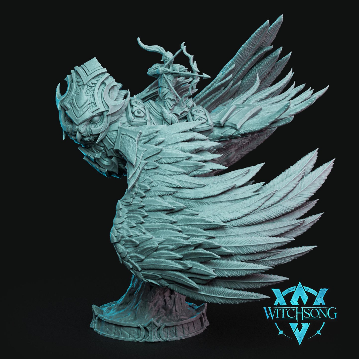 Wingsworn Acolytes, Witchsong Miniatures | Dungeons and Dragons | Pathfinder | Table Top RPG | 3D Printed Model