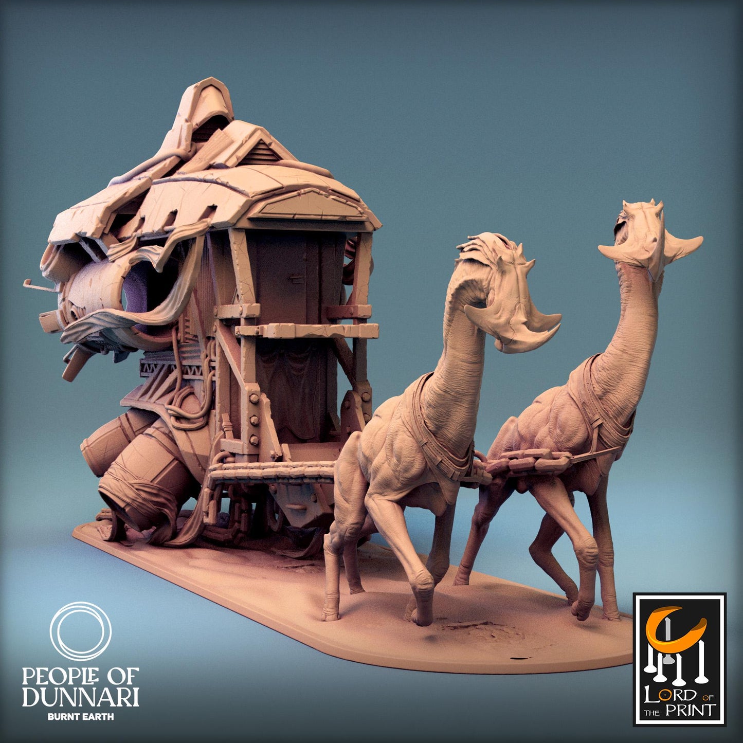 Dunnari Caravan, Rescale Miniatures | Dungeons and Dragons | Pathfinder | Table Top RPG | 3D Printed Model