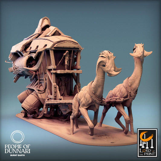Dunnari Caravan, Rescale Miniatures | Dungeons and Dragons | Pathfinder | Table Top RPG | 3D Printed Model