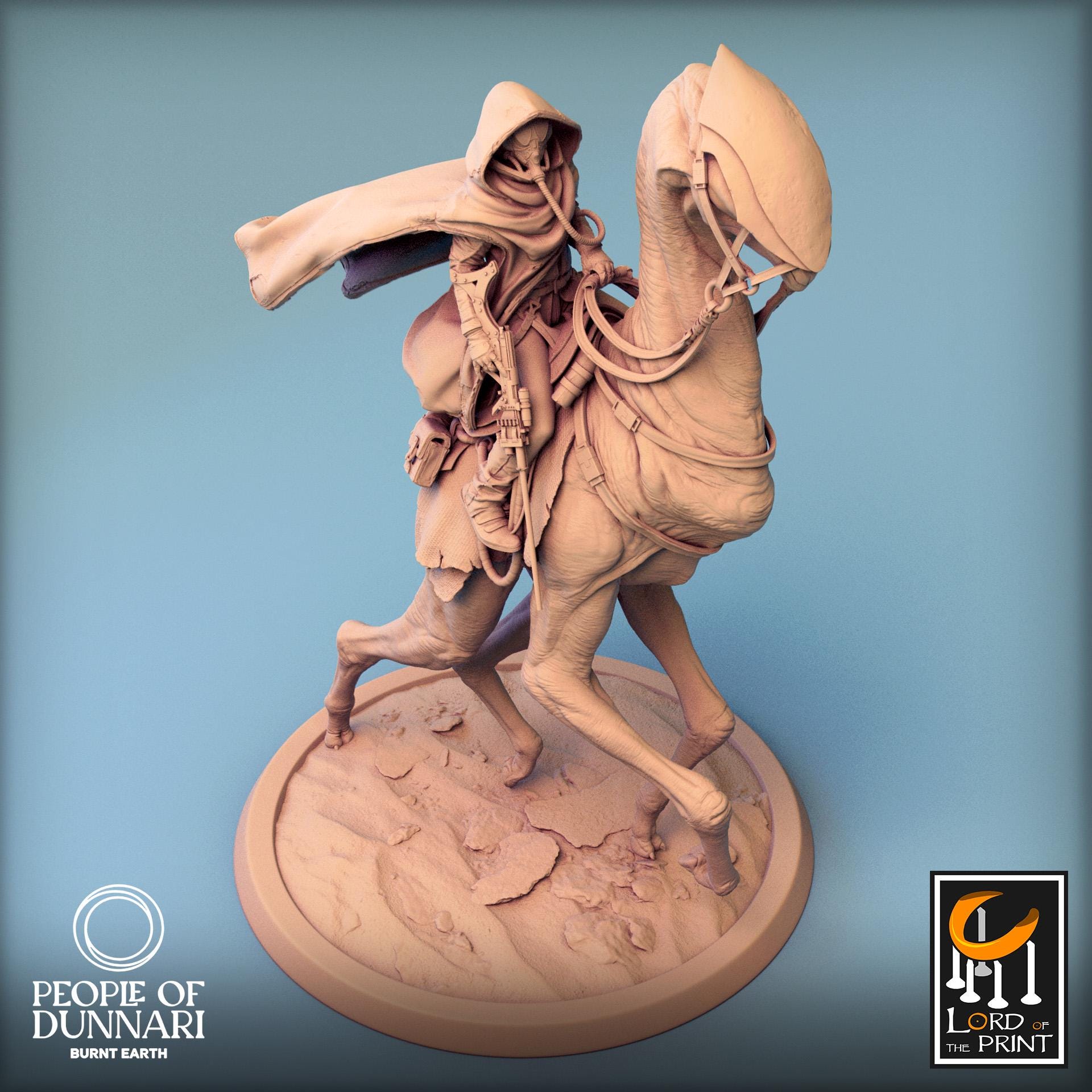 The Sandstepper, Rescale Miniatures | Dungeons and Dragons | Pathfinder | Table Top RPG | 3D Printed Model