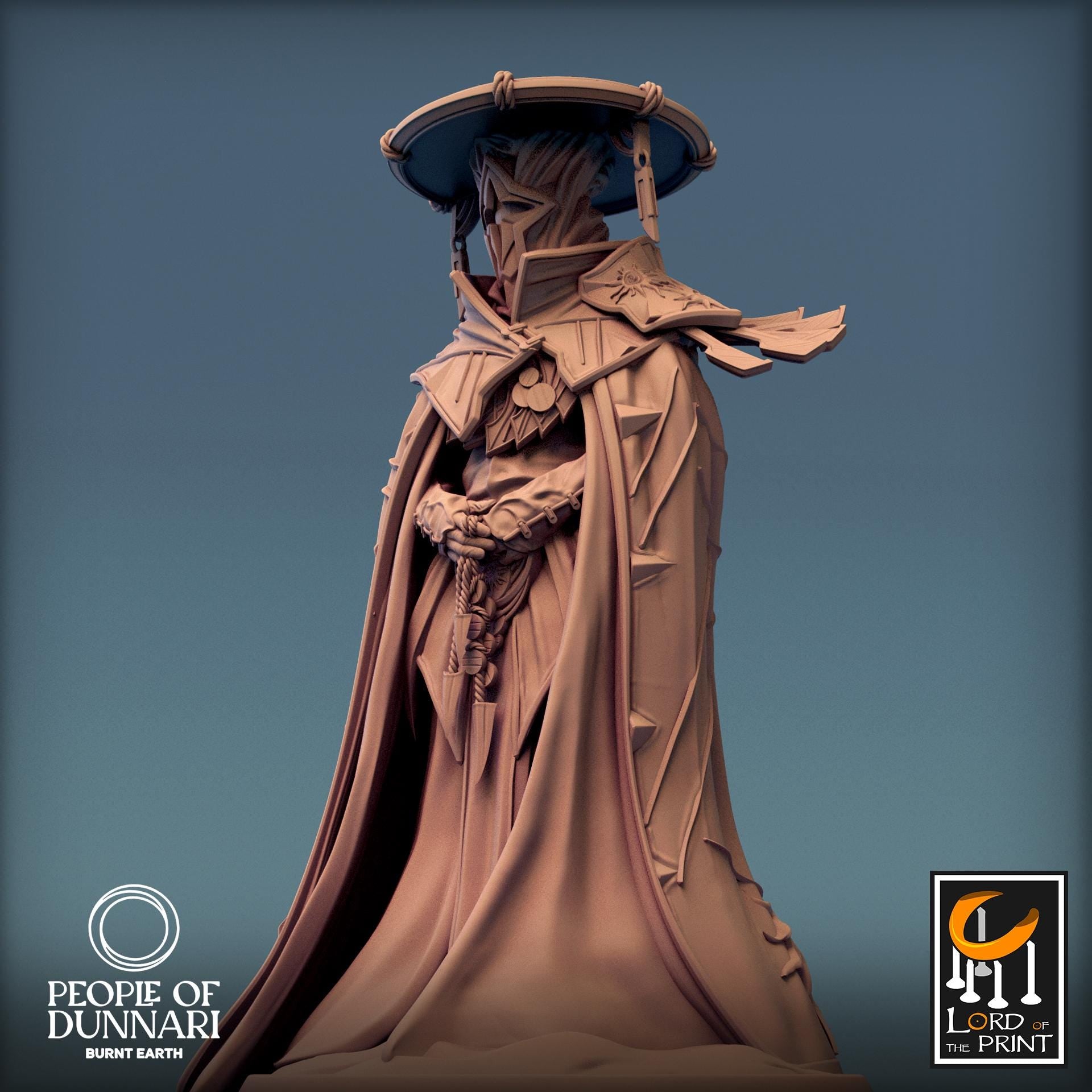 The Sun Priest, Rescale Miniatures | Dungeons and Dragons | Pathfinder | Table Top RPG | 3D Printed Model