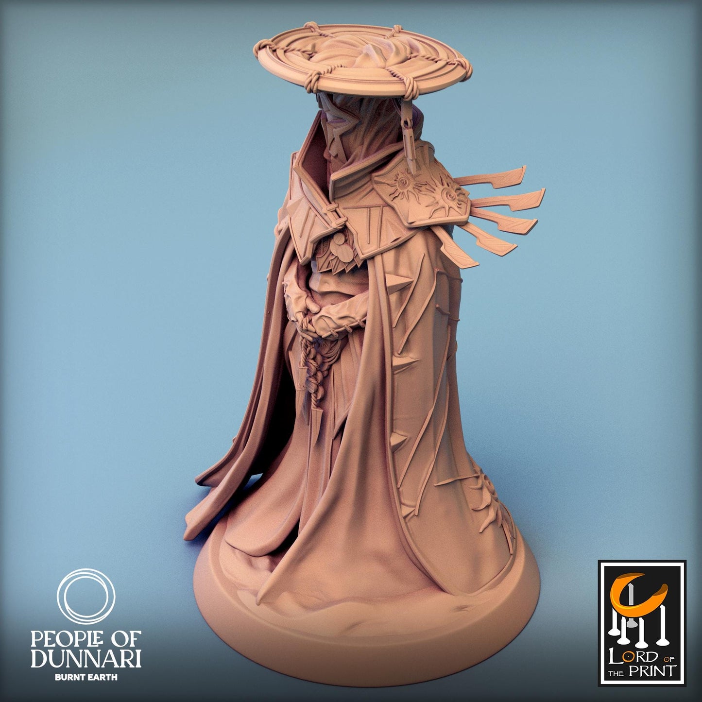 The Sun Priest, Rescale Miniatures | Dungeons and Dragons | Pathfinder | Table Top RPG | 3D Printed Model