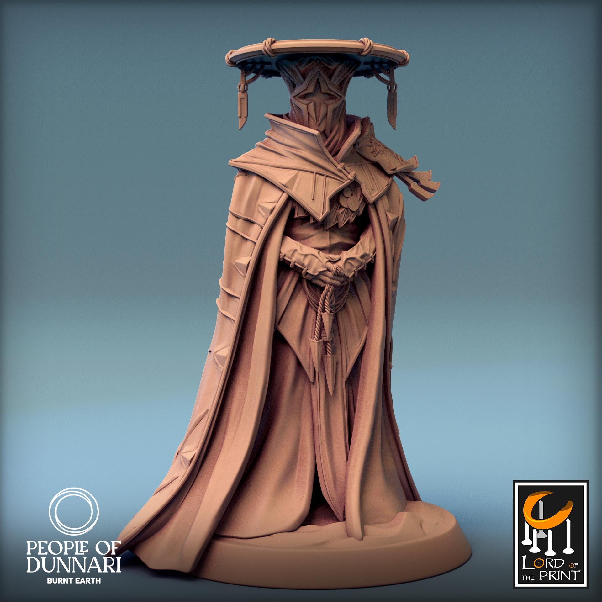 The Sun Priest, Rescale Miniatures | Dungeons and Dragons | Pathfinder | Table Top RPG | 3D Printed Model