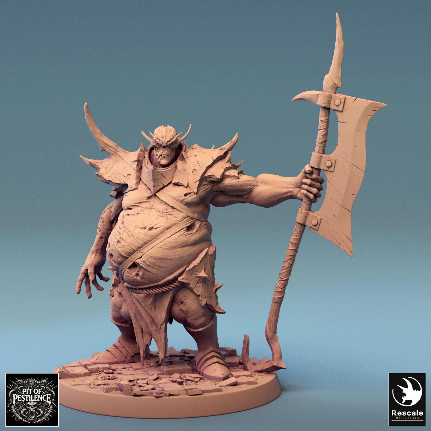 Pestilence Executioners Pack 1, Rescale Miniatures | Dungeons and Dragons | Pathfinder | Table Top RPG | 3D Printed Model