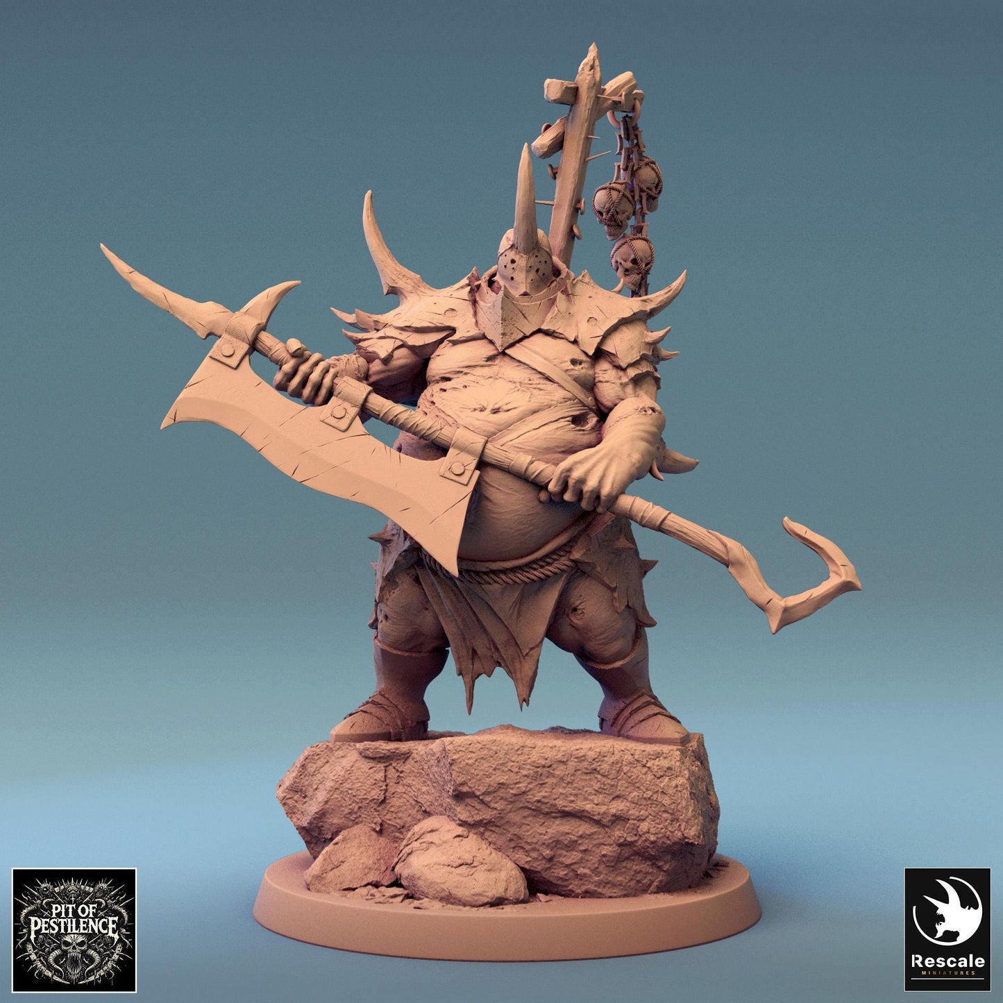 Pestilence Executioners Pack 1, Rescale Miniatures | Dungeons and Dragons | Pathfinder | Table Top RPG | 3D Printed Model