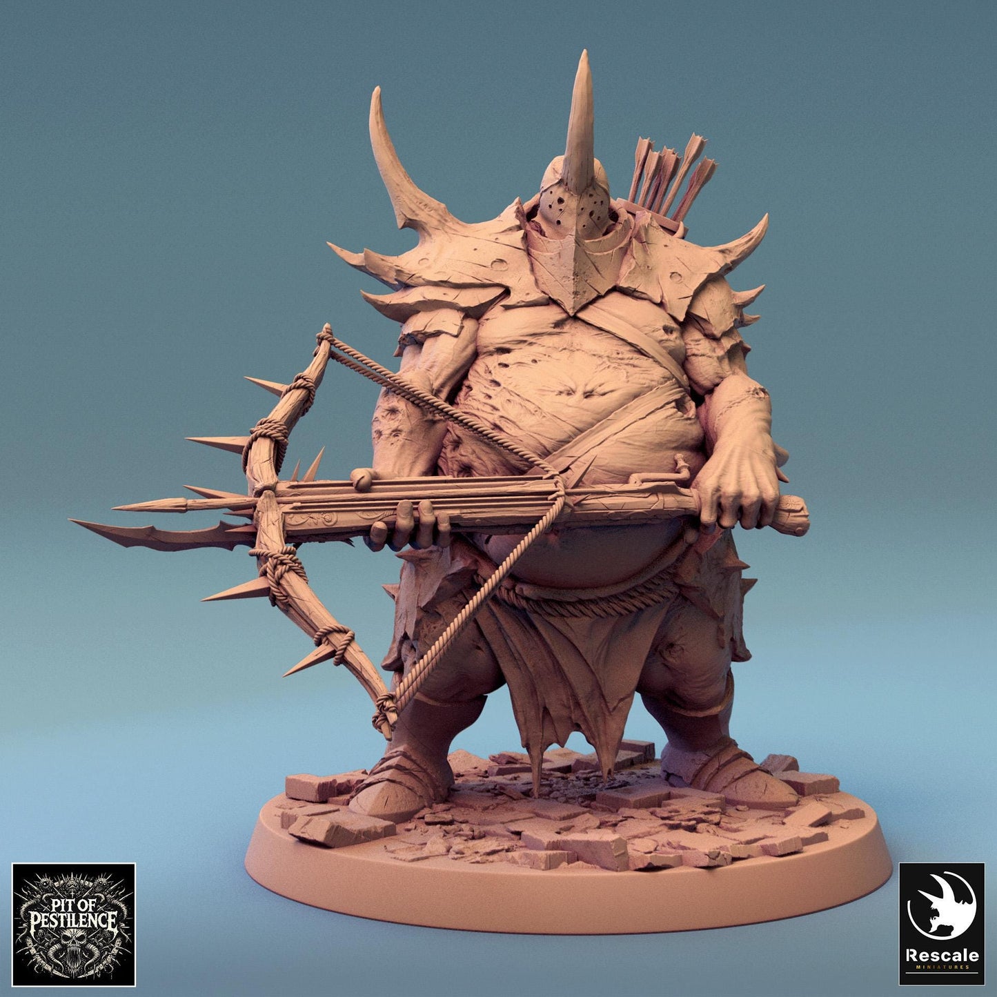 Pestilence Executioners Pack 1, Rescale Miniatures | Dungeons and Dragons | Pathfinder | Table Top RPG | 3D Printed Model