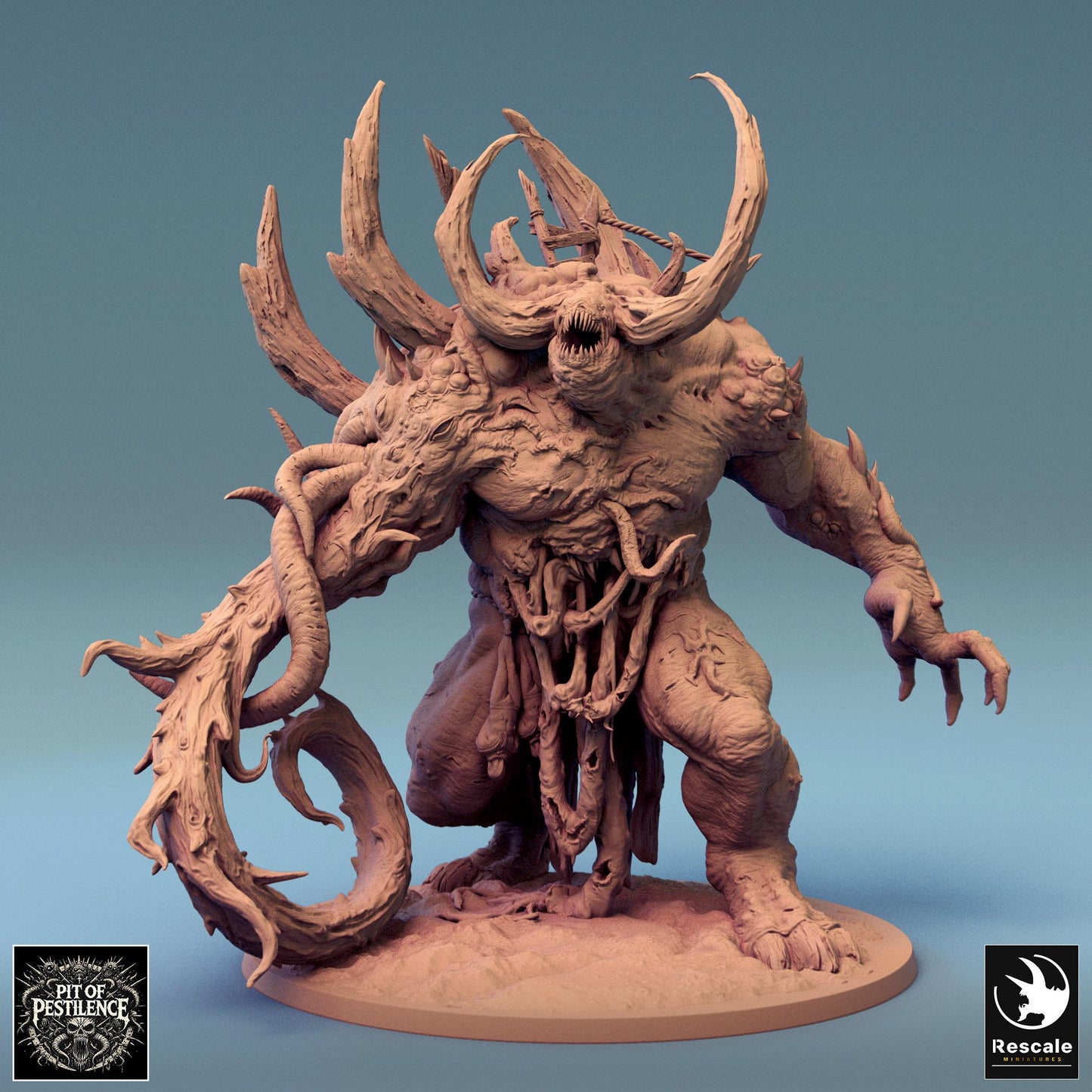 Ulcerated Colossus, Rescale Miniatures | Dungeons and Dragons | Pathfinder | Table Top RPG | 3D Printed Model