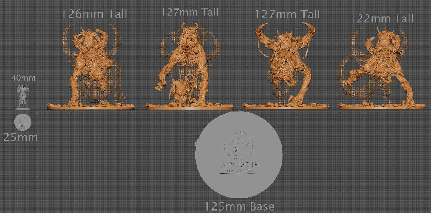 Vorathe Riders, Rescale Miniatures | Dungeons and Dragons | Pathfinder | Table Top RPG | 3D Printed Model