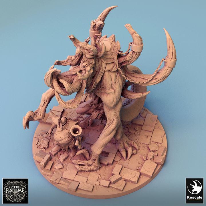 Vorathe Riders, Rescale Miniatures | Dungeons and Dragons | Pathfinder | Table Top RPG | 3D Printed Model