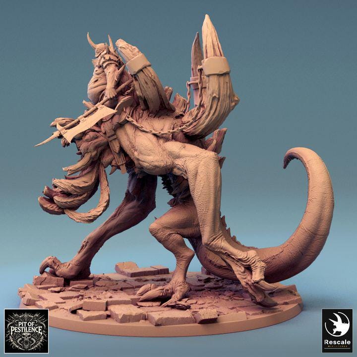 Vorathe Riders, Rescale Miniatures | Dungeons and Dragons | Pathfinder | Table Top RPG | 3D Printed Model