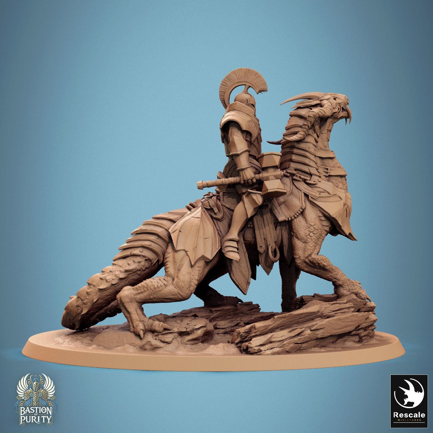 Dragoryx Riders, Pack 1, Rescale Miniatures | Dungeons and Dragons | Pathfinder | Table Top RPG | 3D Printed Model