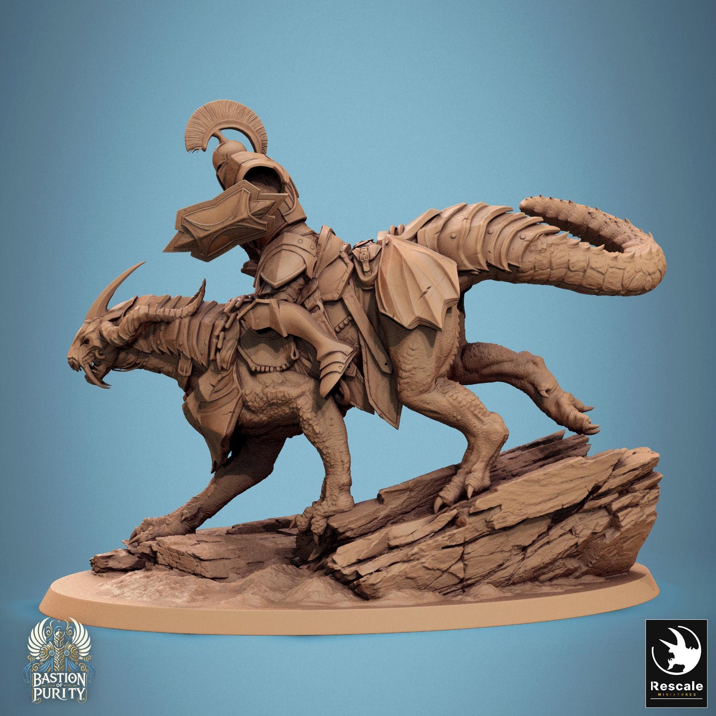 Dragoryx Riders, Pack 2, Rescale Miniatures | Dungeons and Dragons | Pathfinder | Table Top RPG | 3D Printed Model