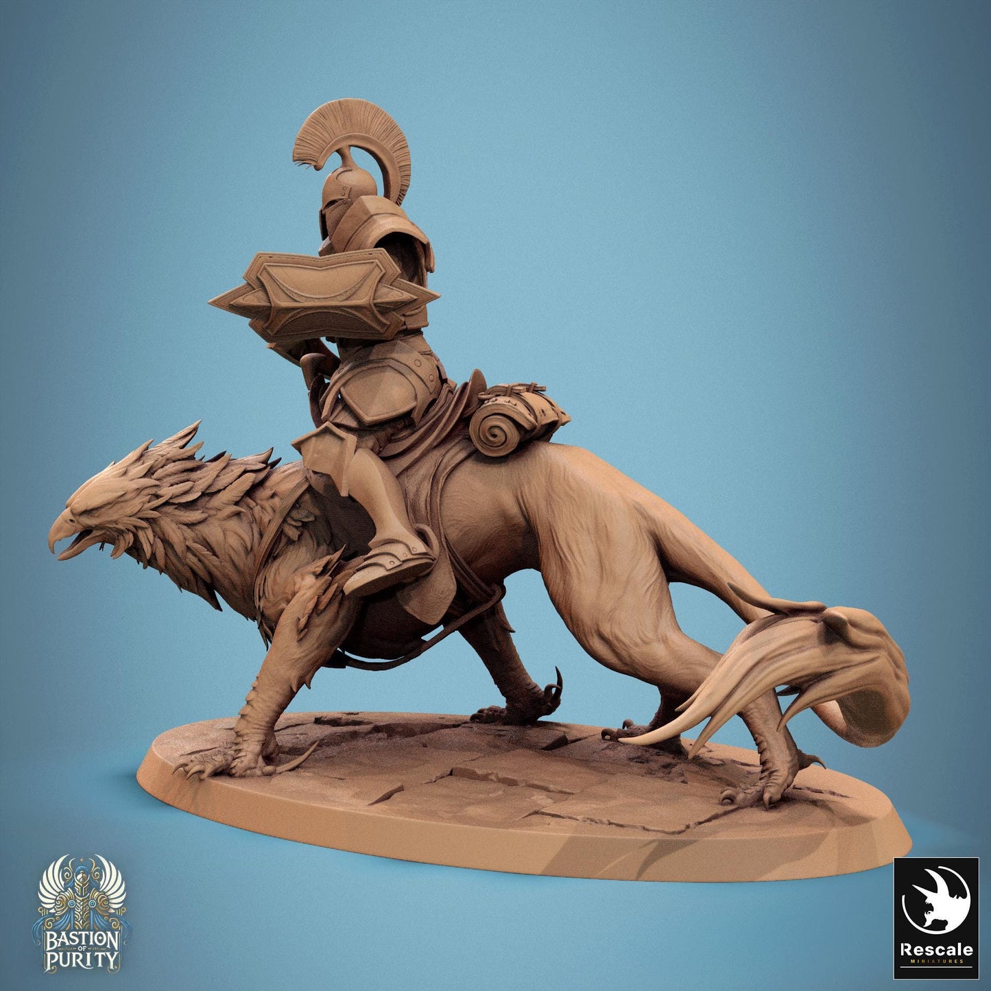 Gryph Riders, Pack 1, Rescale Miniatures | Dungeons and Dragons | Pathfinder | Table Top RPG | 3D Printed Model