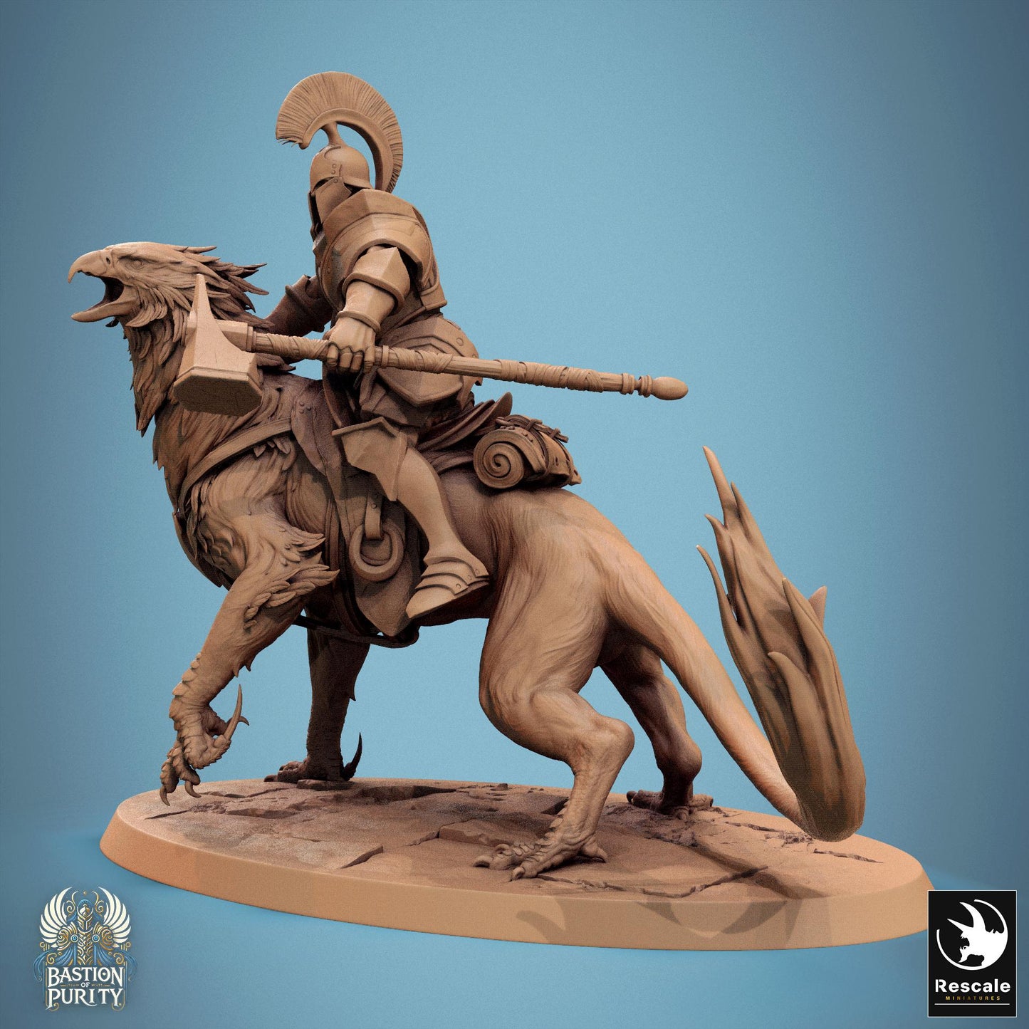 Gryph Riders, Pack 1, Rescale Miniatures | Dungeons and Dragons | Pathfinder | Table Top RPG | 3D Printed Model