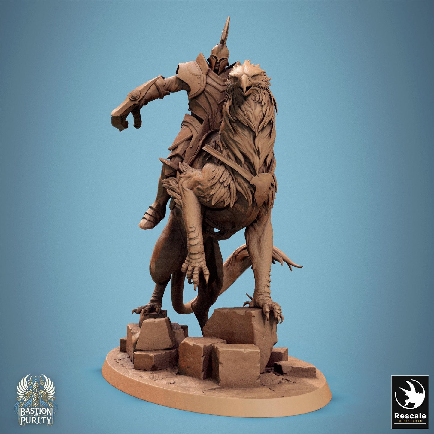 Gryph Riders, Pack 2, Rescale Miniatures | Dungeons and Dragons | Pathfinder | Table Top RPG | 3D Printed Model