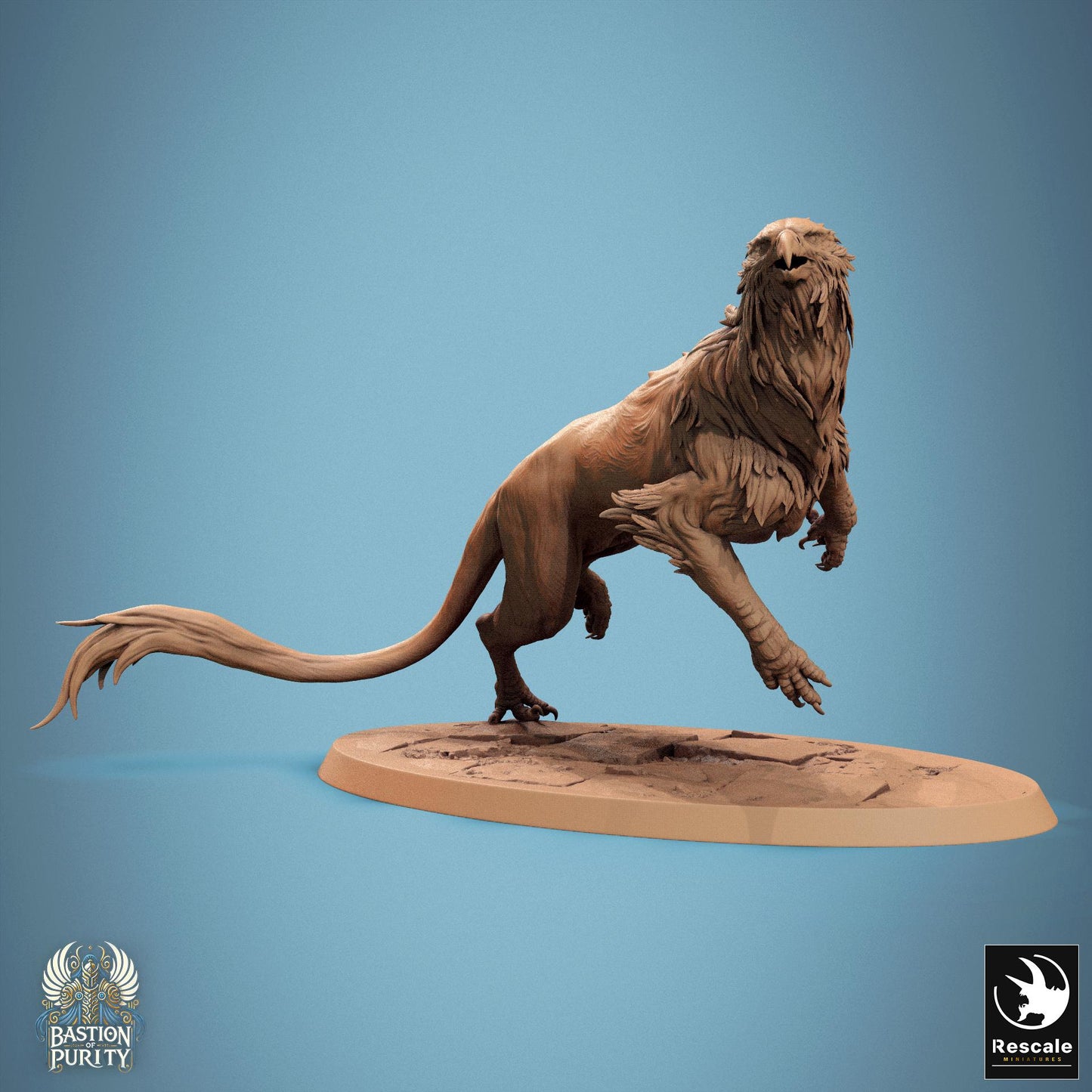 Wild Gryphs, Pack 1, Rescale Miniatures | Dungeons and Dragons | Pathfinder | Table Top RPG | 3D Printed Model