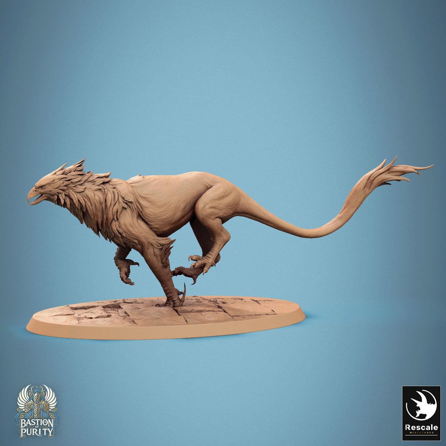 Wild Gryphs, Pack 1, Rescale Miniatures | Dungeons and Dragons | Pathfinder | Table Top RPG | 3D Printed Model