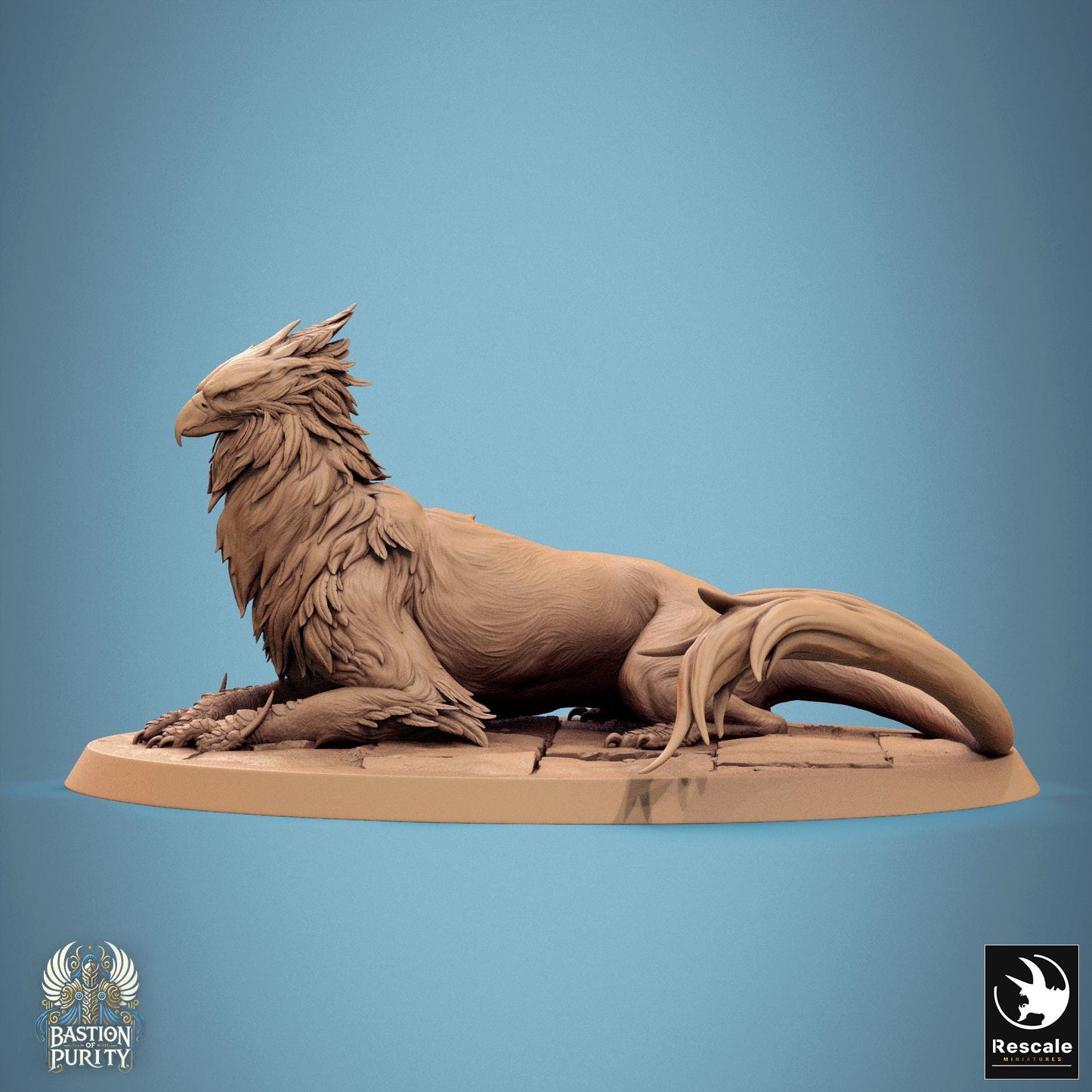 Wild Gryphs, Pack 2, Rescale Miniatures | Dungeons and Dragons | Pathfinder | Table Top RPG | 3D Printed Model