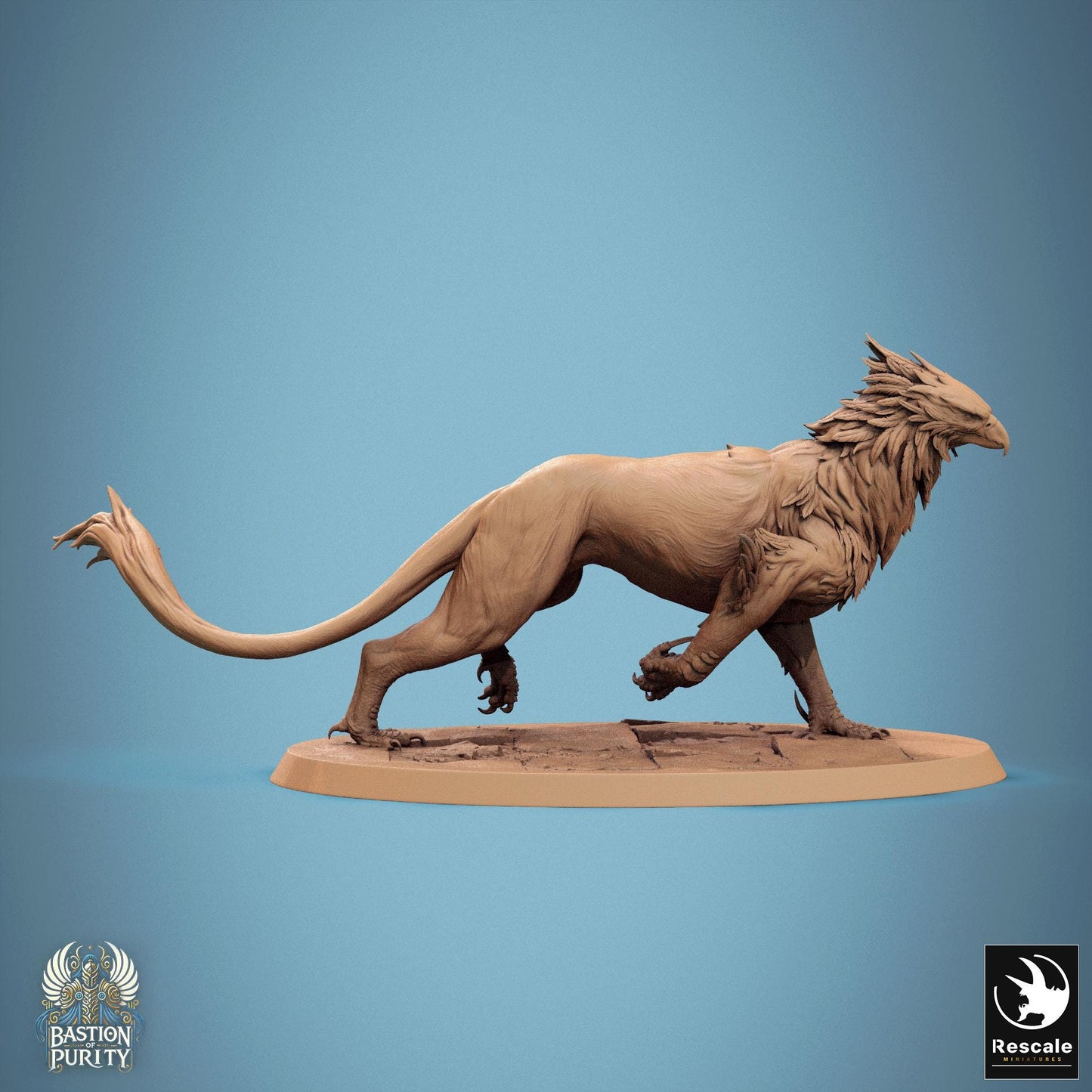 Wild Gryphs, Pack 2, Rescale Miniatures | Dungeons and Dragons | Pathfinder | Table Top RPG | 3D Printed Model