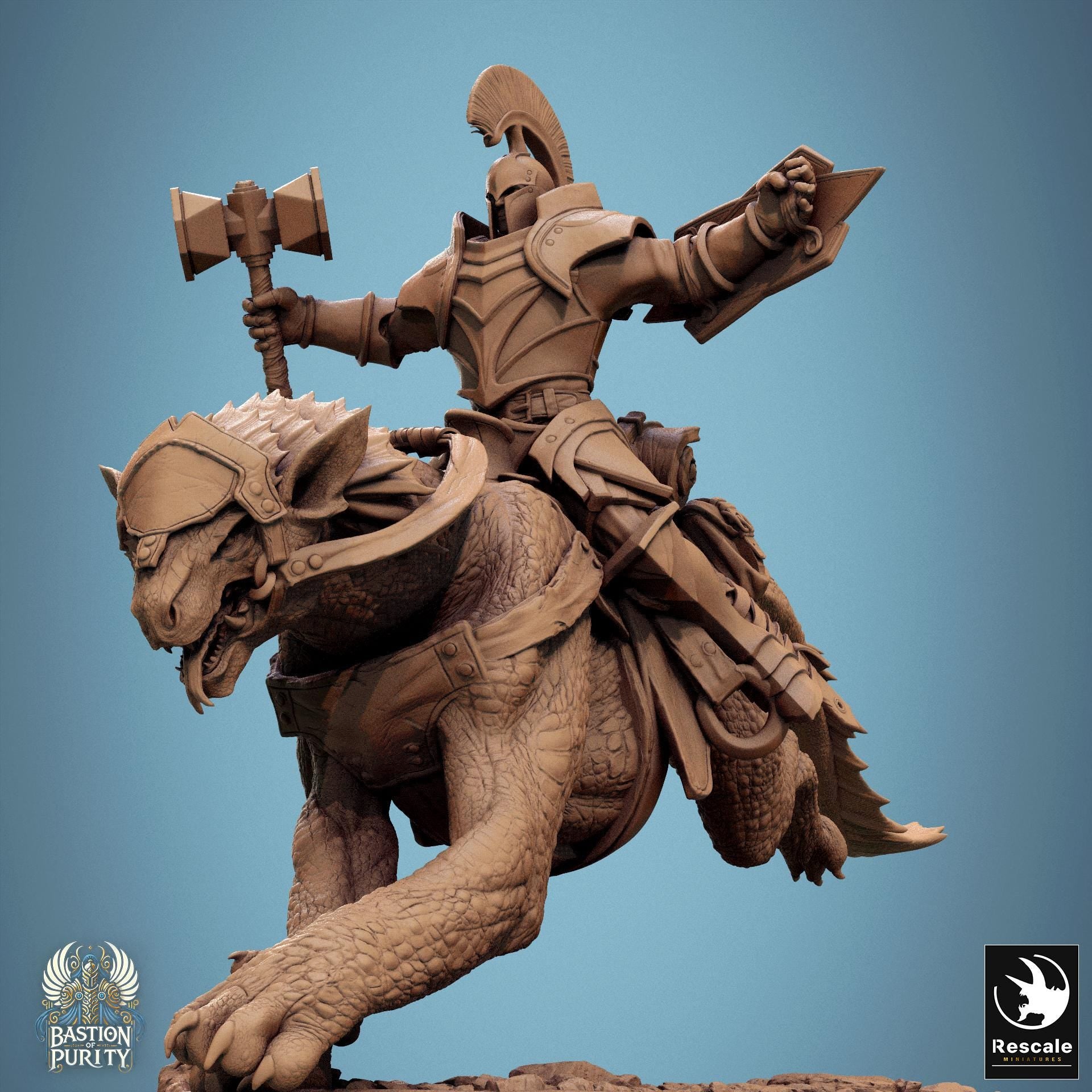 Panthera Riders, Pack 1, Rescale Miniatures | Dungeons and Dragons | Pathfinder | Table Top RPG | 3D Printed Model