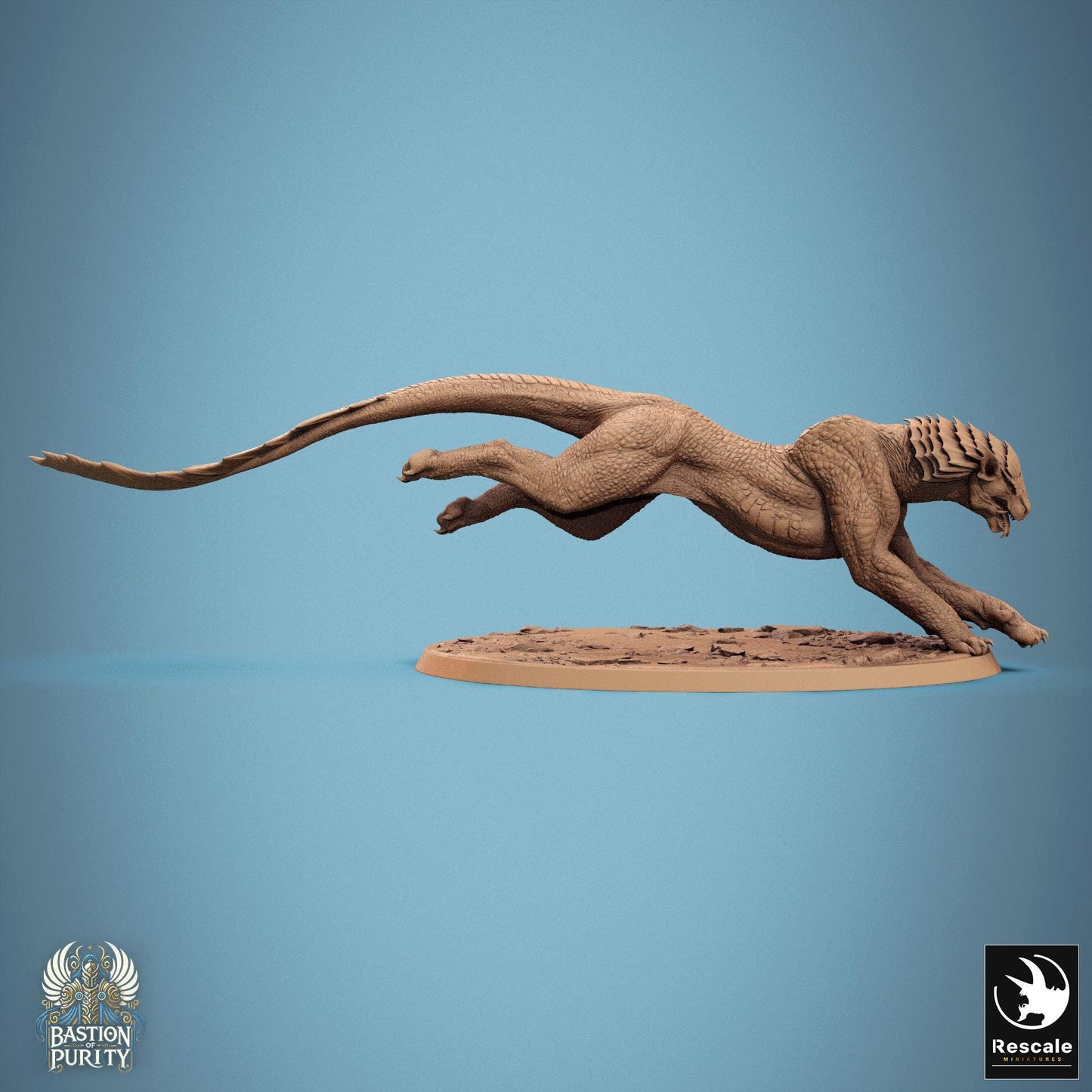 Wild Panthera, Pack 1, Rescale Miniatures | Dungeons and Dragons | Pathfinder | Table Top RPG | 3D Printed Model