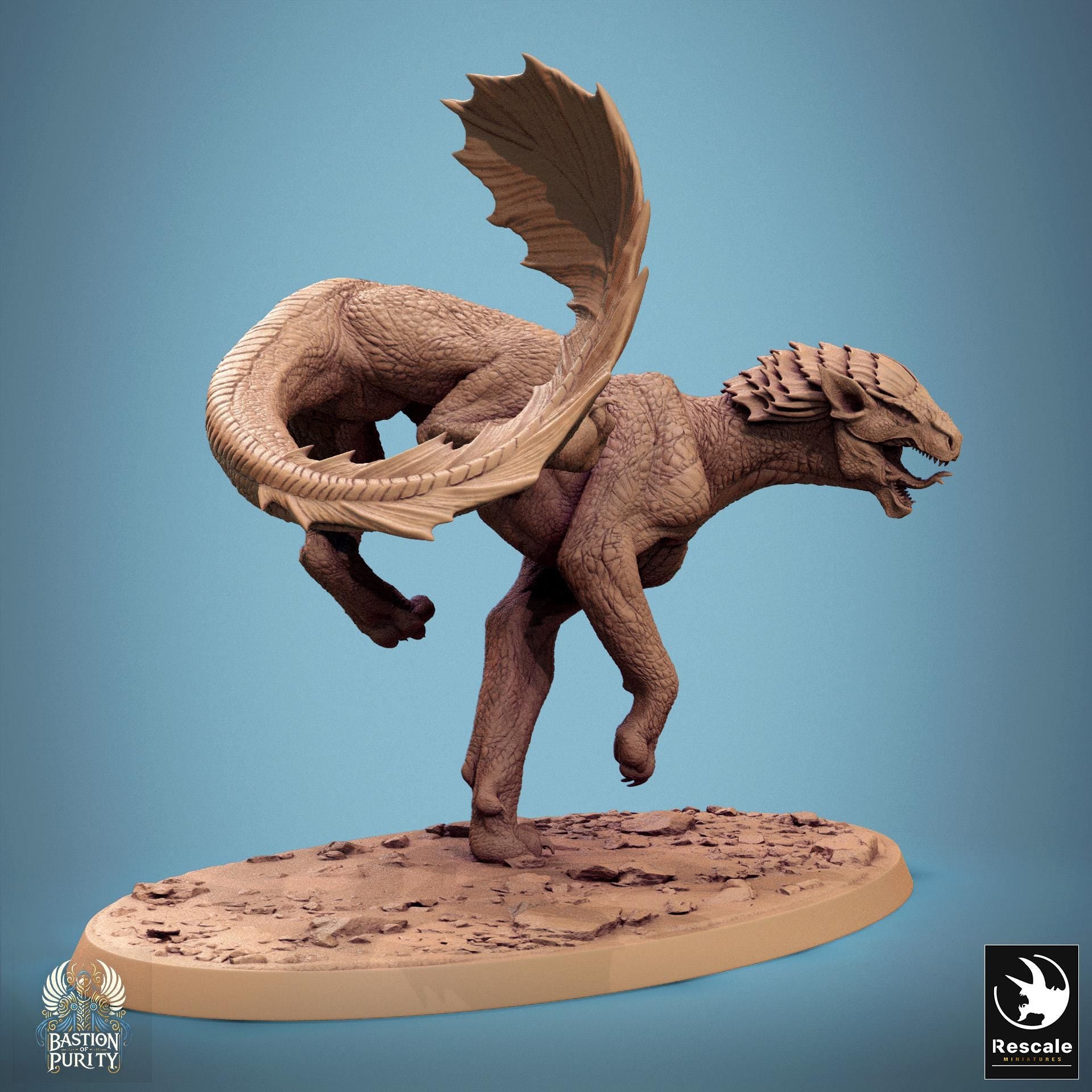 Wild Panthera, Pack 2, Rescale Miniatures | Dungeons and Dragons | Pathfinder | Table Top RPG | 3D Printed Model