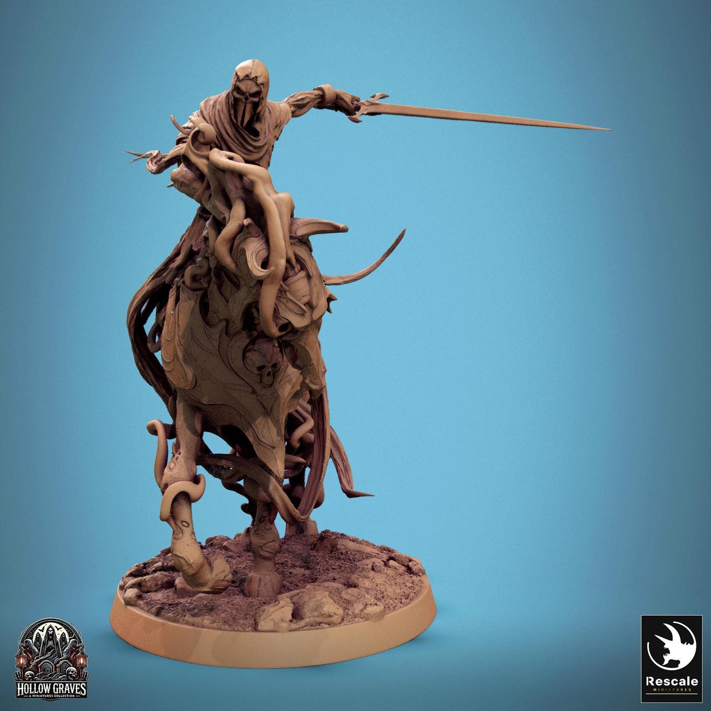 Doomstride Riders, Rescale Miniatures | Dungeons and Dragons | Pathfinder | Table Top RPG | 3D Printed Model