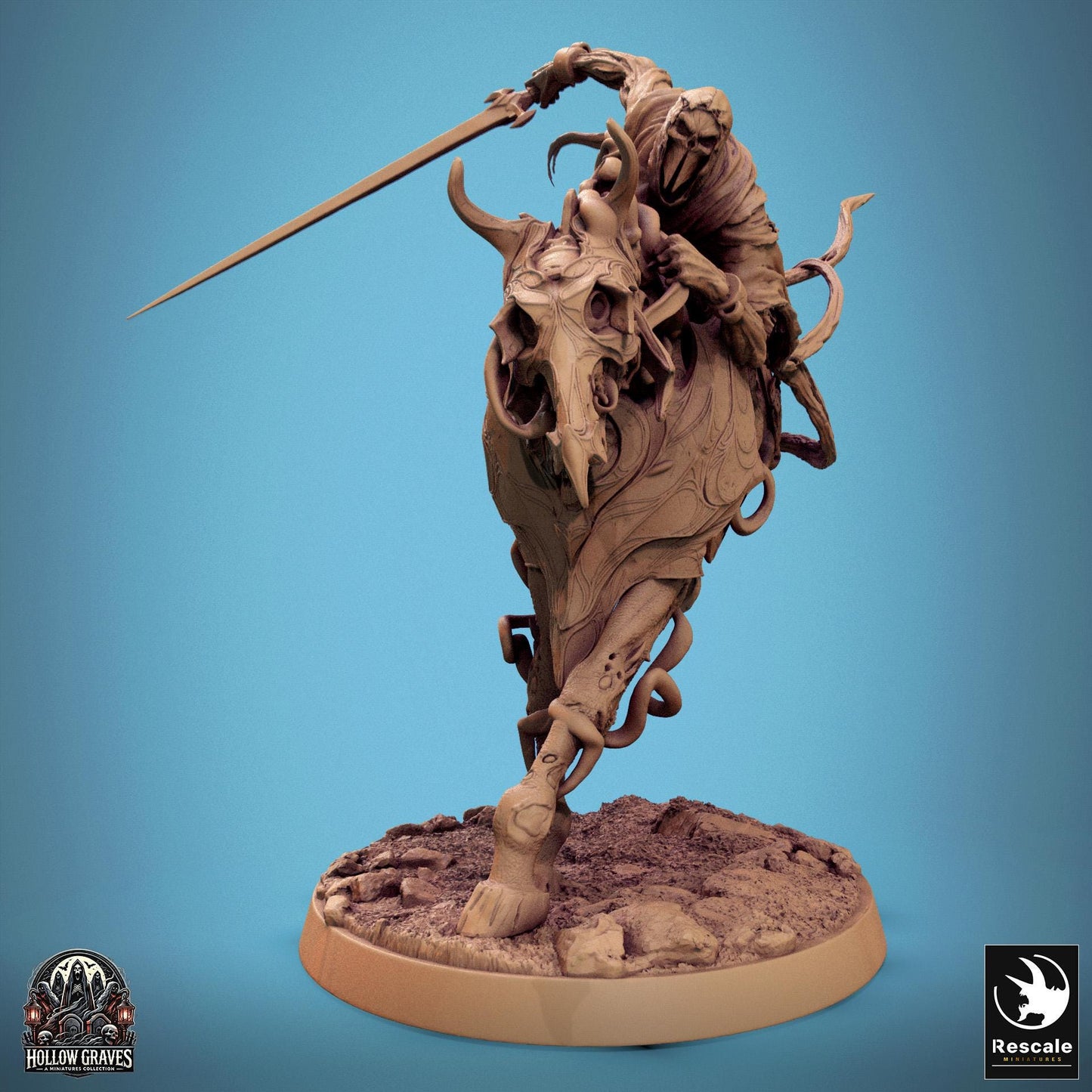 Doomstride Riders, Rescale Miniatures | Dungeons and Dragons | Pathfinder | Table Top RPG | 3D Printed Model