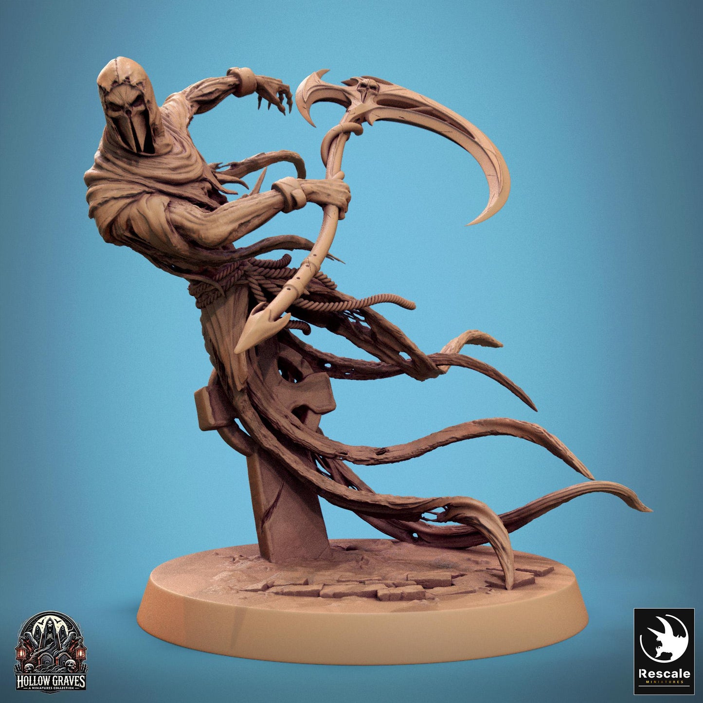Masked Ghosts, Pack 1, Rescale Miniatures | Dungeons and Dragons | Pathfinder | Table Top RPG | 3D Printed Model
