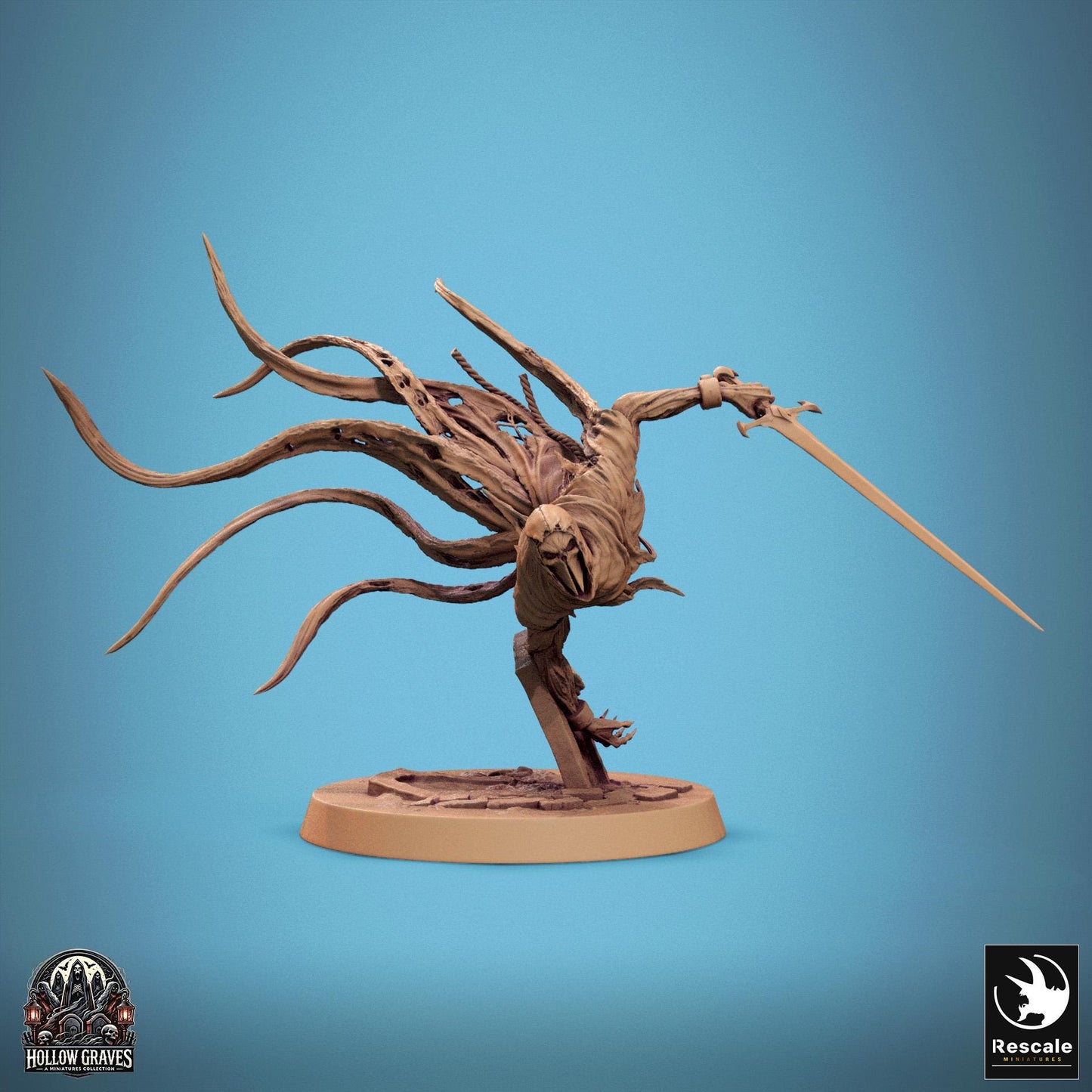 Masked Ghosts, Pack 2, Rescale Miniatures | Dungeons and Dragons | Pathfinder | Table Top RPG | 3D Printed Model