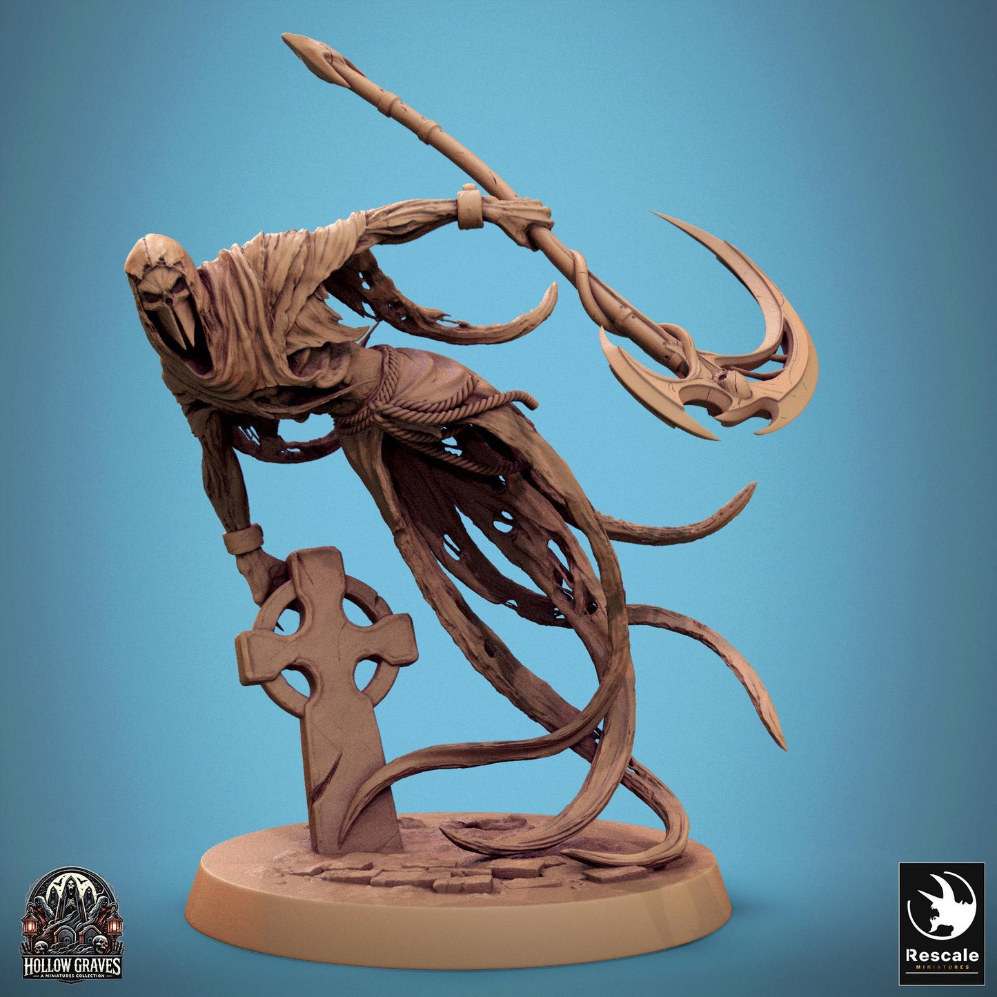 Masked Ghosts, Pack 2, Rescale Miniatures | Dungeons and Dragons | Pathfinder | Table Top RPG | 3D Printed Model