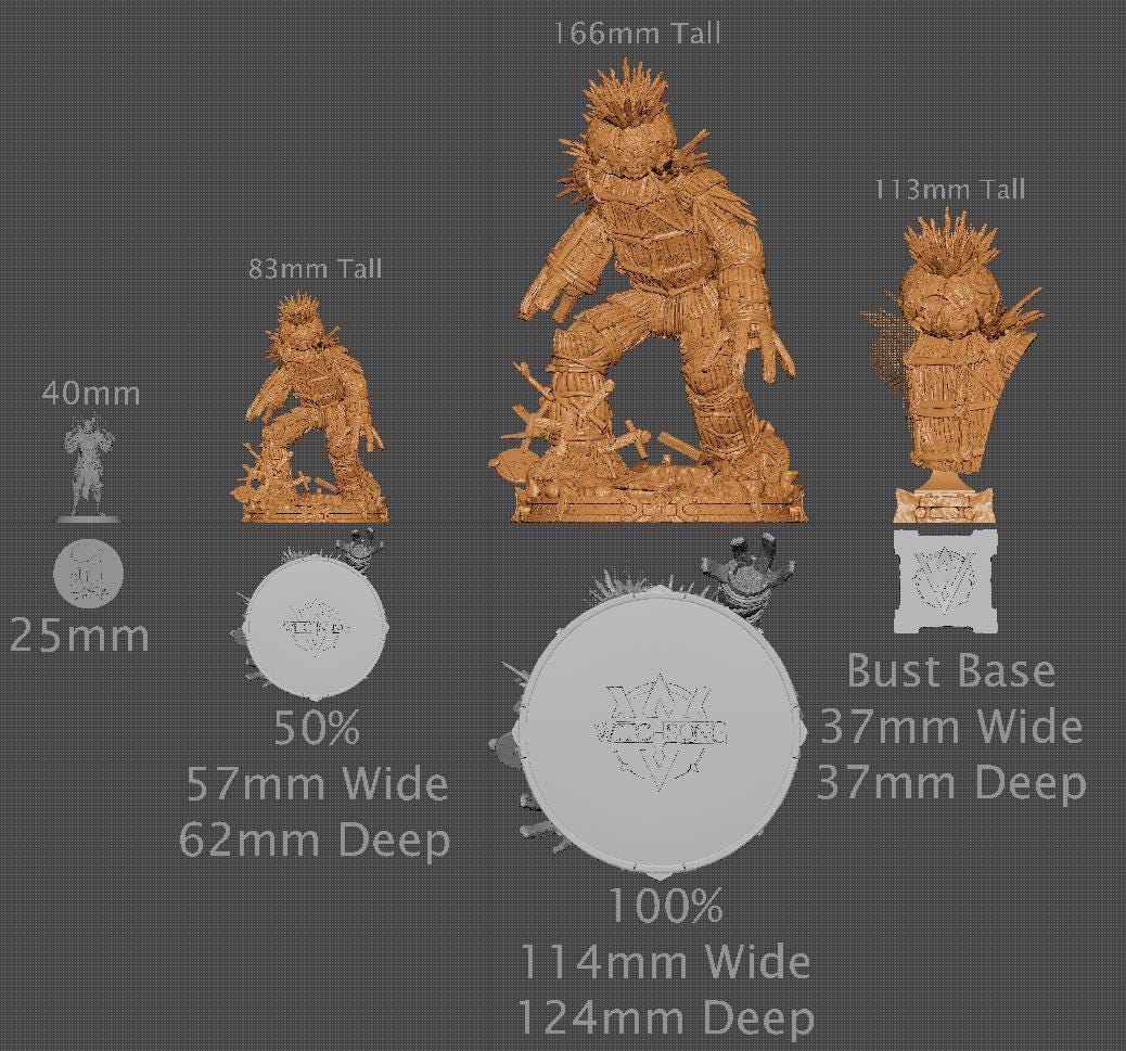 The Wickerman, Witchsong Miniatures | Dungeons and Dragons | Pathfinder | Table Top RPG | 3D Printed Model