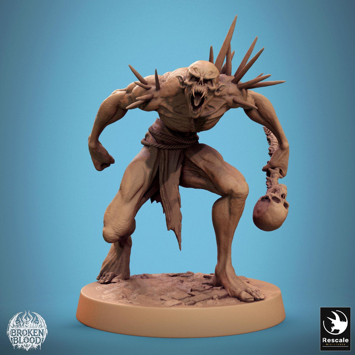 Ghouls, Pack 1, Lord of the Print | Dungeons and Dragons | Pathfinder | Table Top RPG | 3D Printed Model