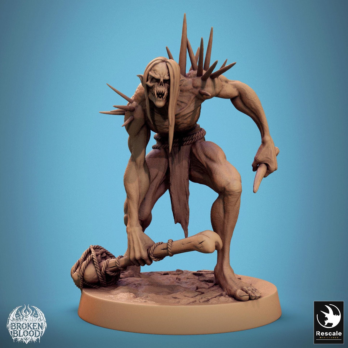 Ghouls, Pack 2, Lord of the Print | Dungeons and Dragons | Pathfinder | Table Top RPG | 3D Printed Model