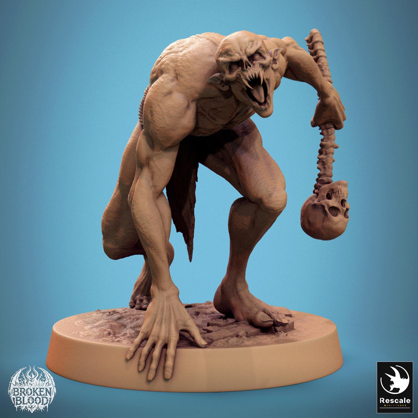 Ghouls, Pack 2, Lord of the Print | Dungeons and Dragons | Pathfinder | Table Top RPG | 3D Printed Model