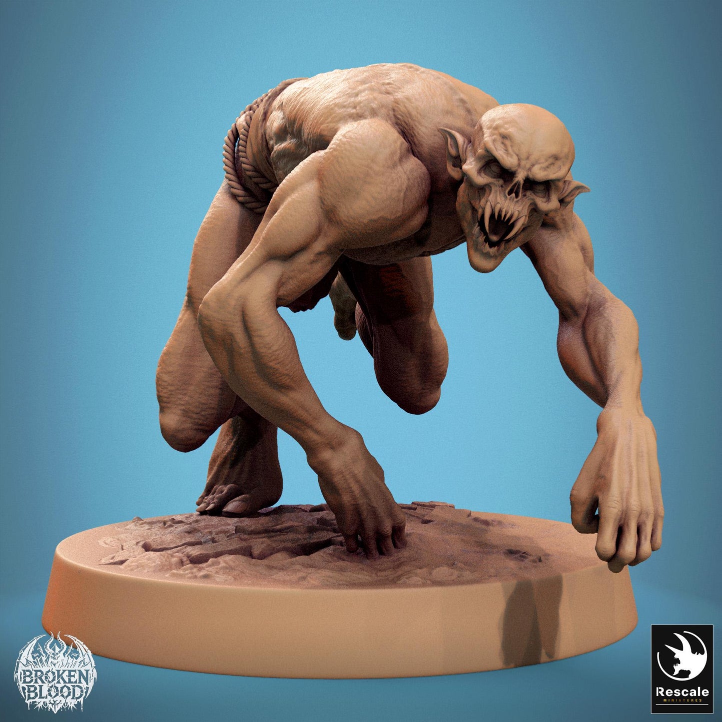 Ghouls, Pack 2, Lord of the Print | Dungeons and Dragons | Pathfinder | Table Top RPG | 3D Printed Model