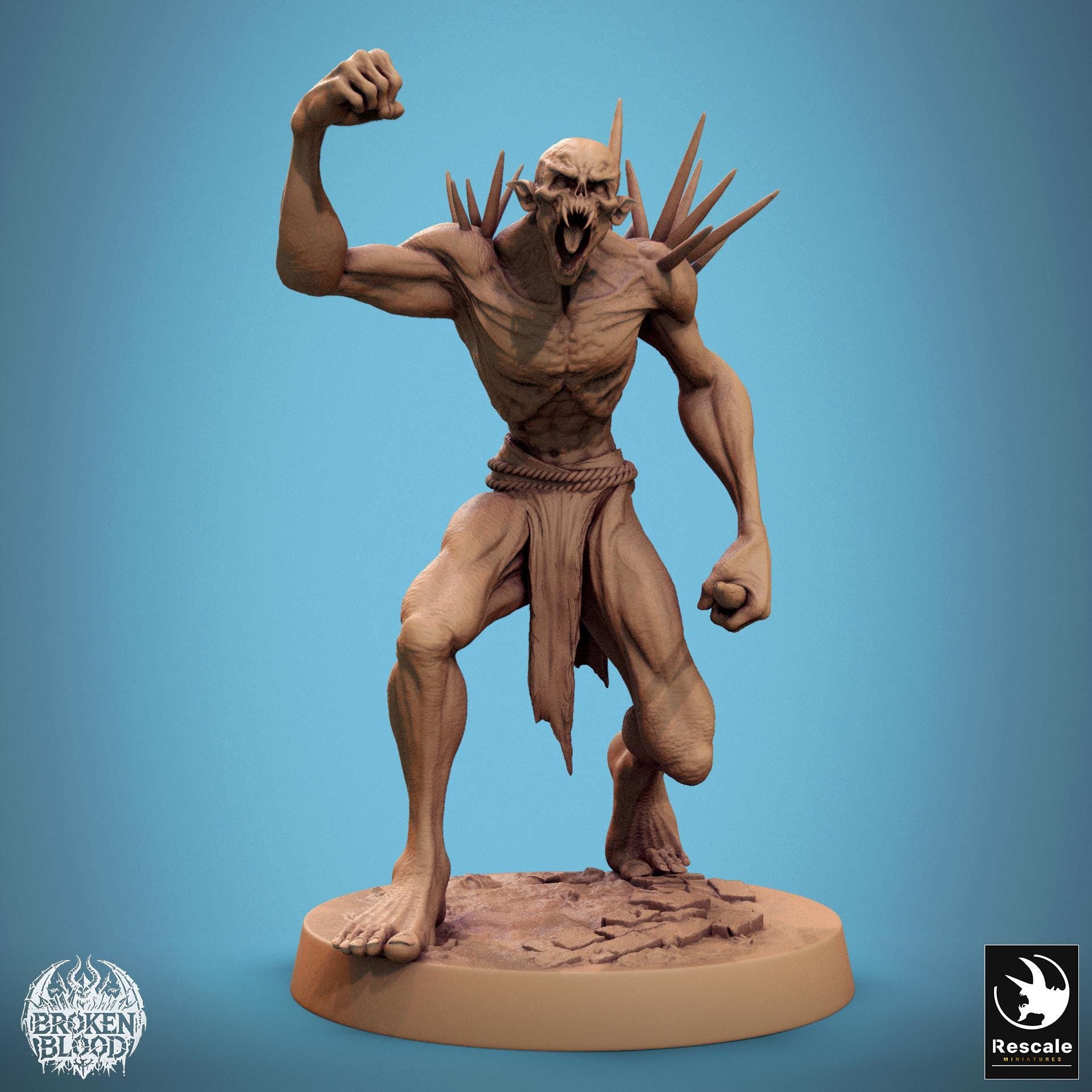 Ghouls, Pack 3, Lord of the Print | Dungeons and Dragons | Pathfinder | Table Top RPG | 3D Printed Model