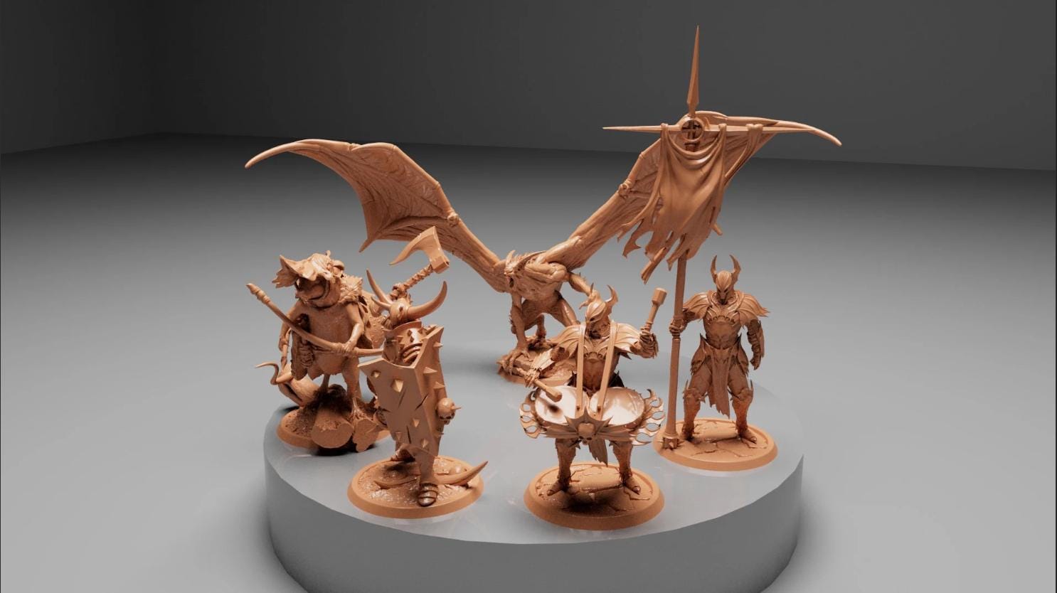 Mystery Box of Miniatures! | Dungeons and Dragons | Pathfinder | Table Top RPG | 3D Printed Model