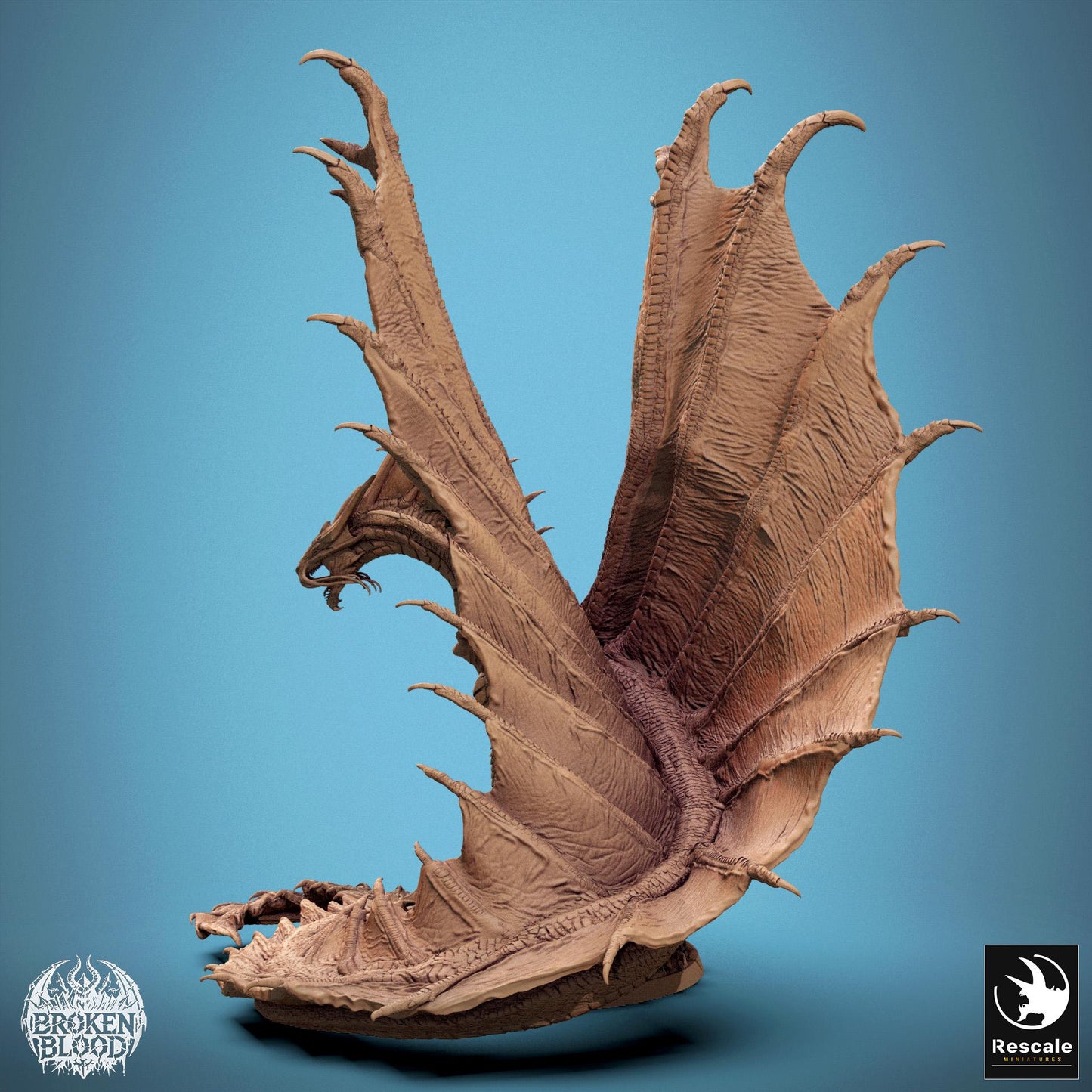 Legendary Gold Dragon, Walk, Lord of the Print | Dungeons and Dragons | Pathfinder | Table Top RPG | 3D Printed Model