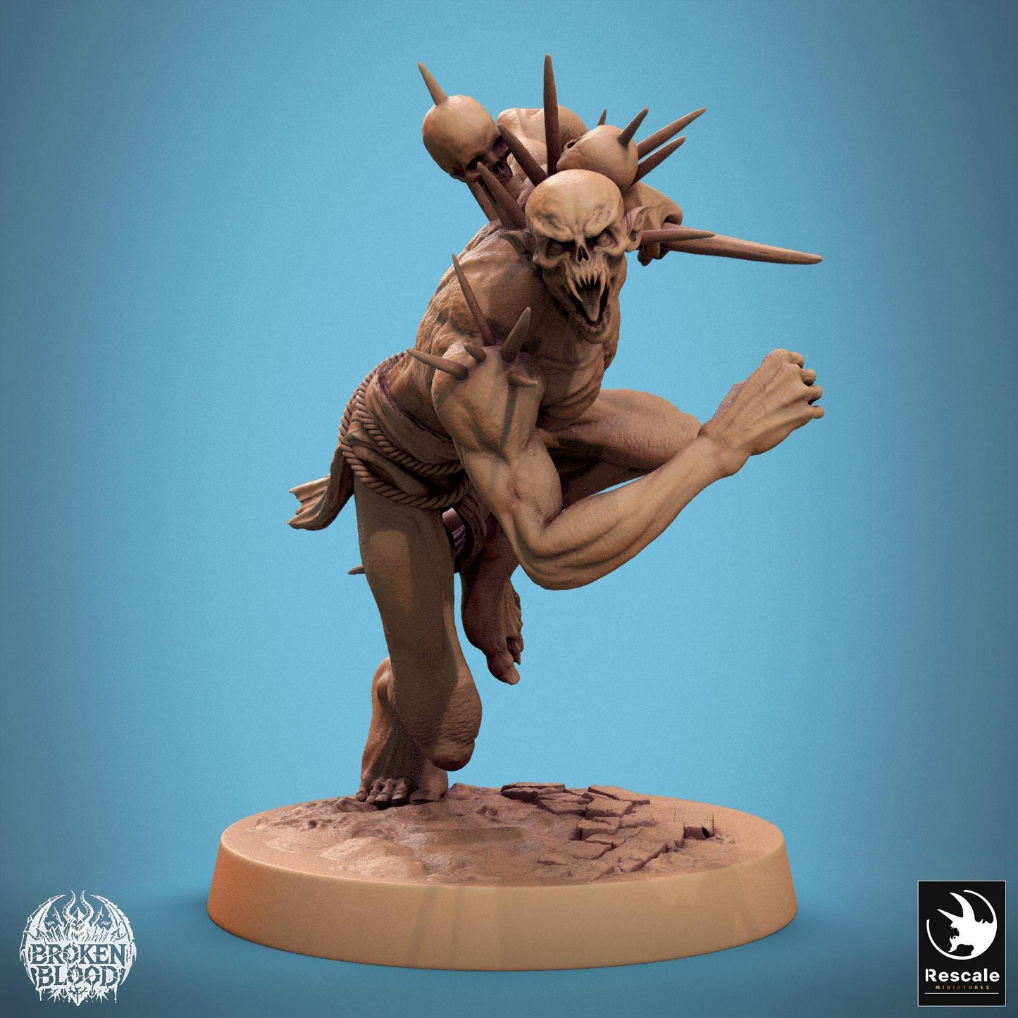 Ghouls, Pack 1, Lord of the Print | Dungeons and Dragons | Pathfinder | Table Top RPG | 3D Printed Model